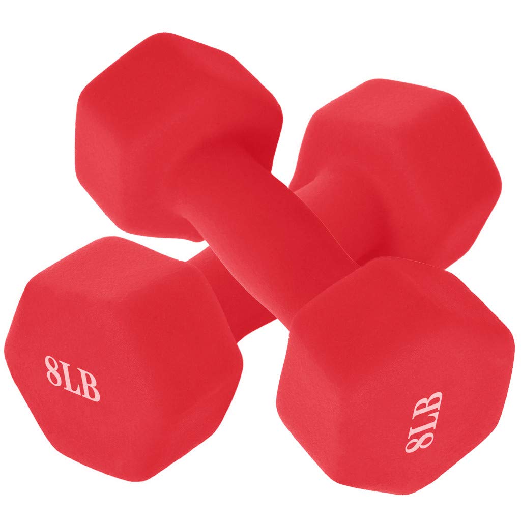 HASAIKI Dumbbell Set - Neoprene Coated Adjustable Weights for Strength Training | Solid Design Exercise Dumbbells for Men & Women | Perfect for Home Gym, CrossFit, and Full-Body Workouts