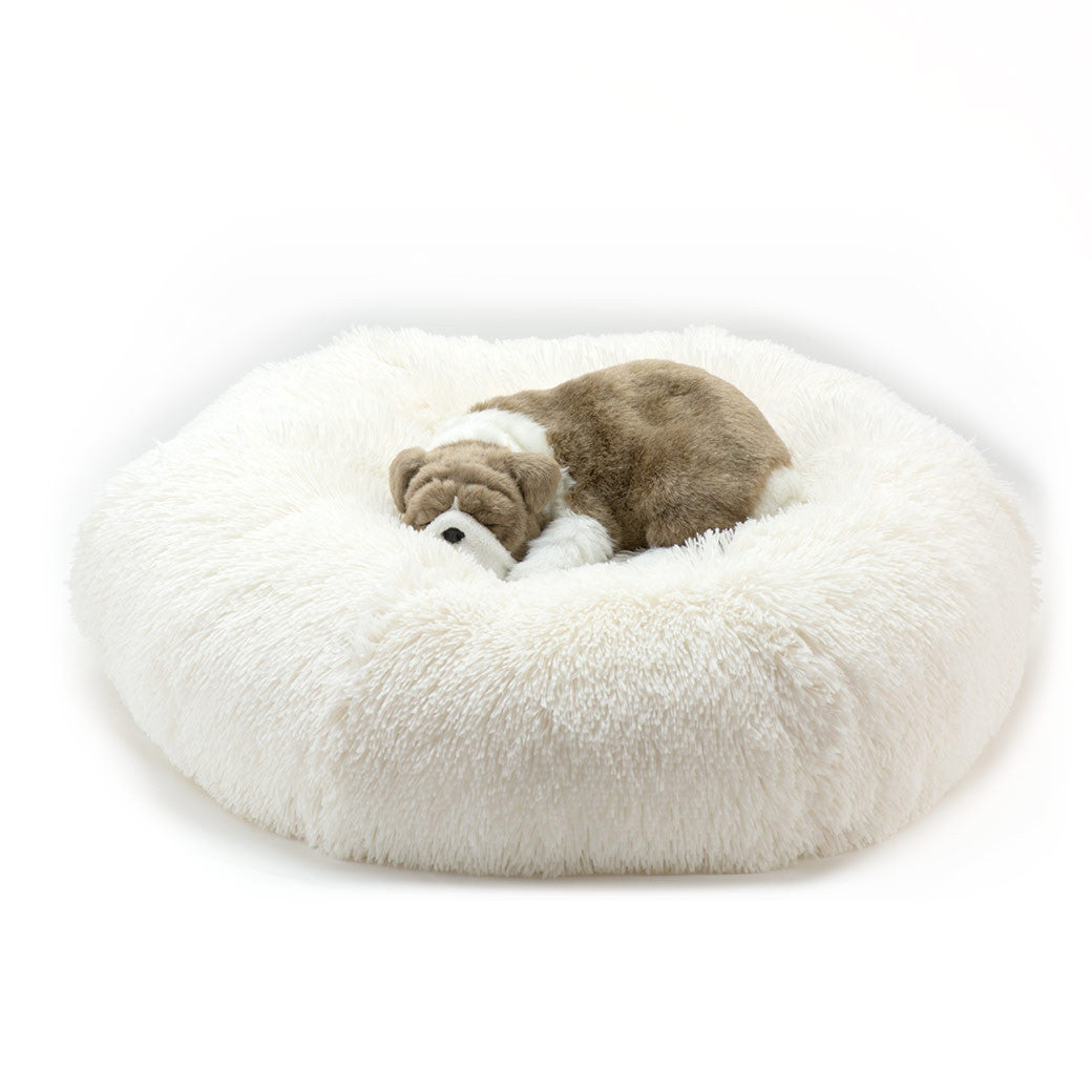 Luxury White Shag Bed - Soft & Plush Shaggy Bed for Cozy Bedroom Decor - Perfect for Master Bedrooms, Guest Rooms & Modern Home Styling