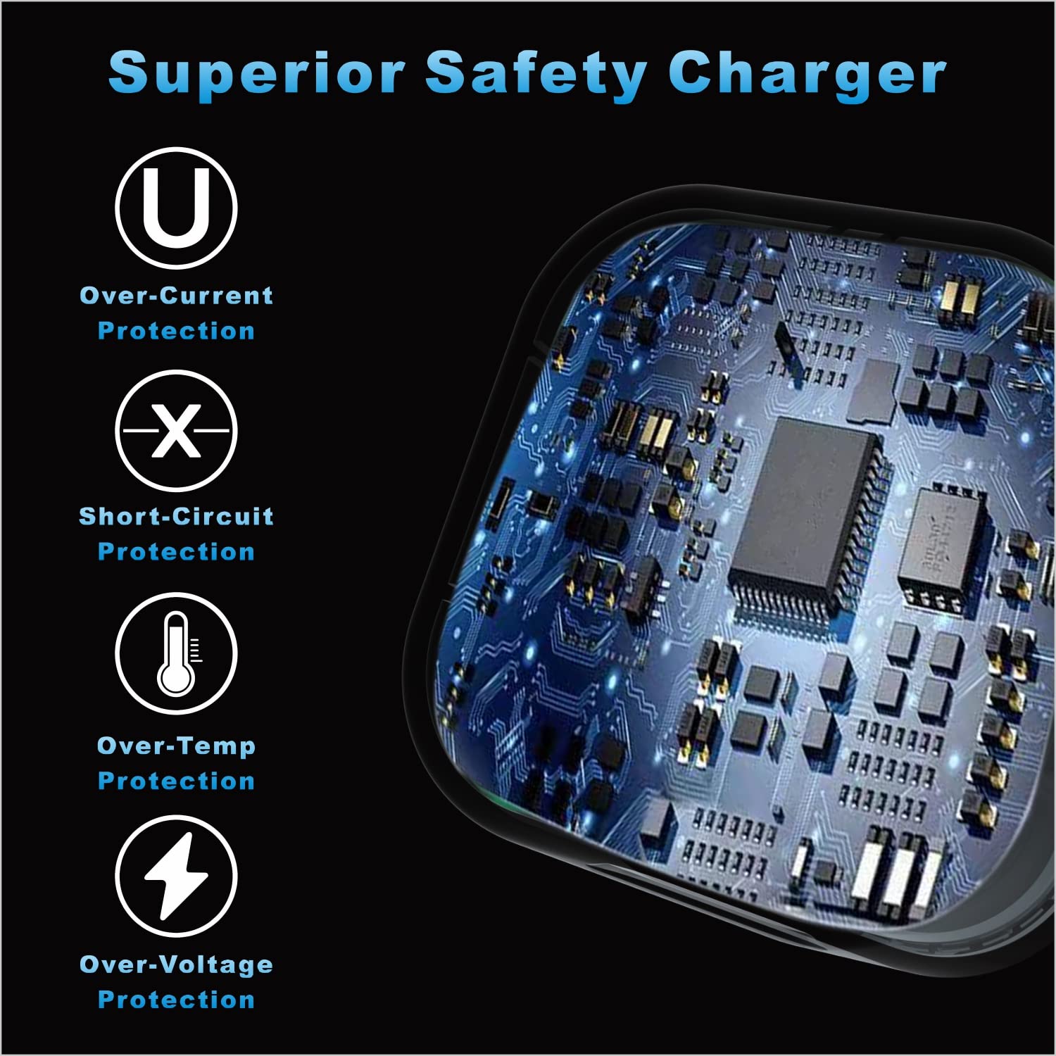 20W USB C Fast Charger with 2M Cable - PD 3.0 Quick Charge for iPhone 16/15/14 Series, iPad Pro/Air/Mini, Apple Watch - UK Power Adapter | Perfect for Home, Office & Travel Charging