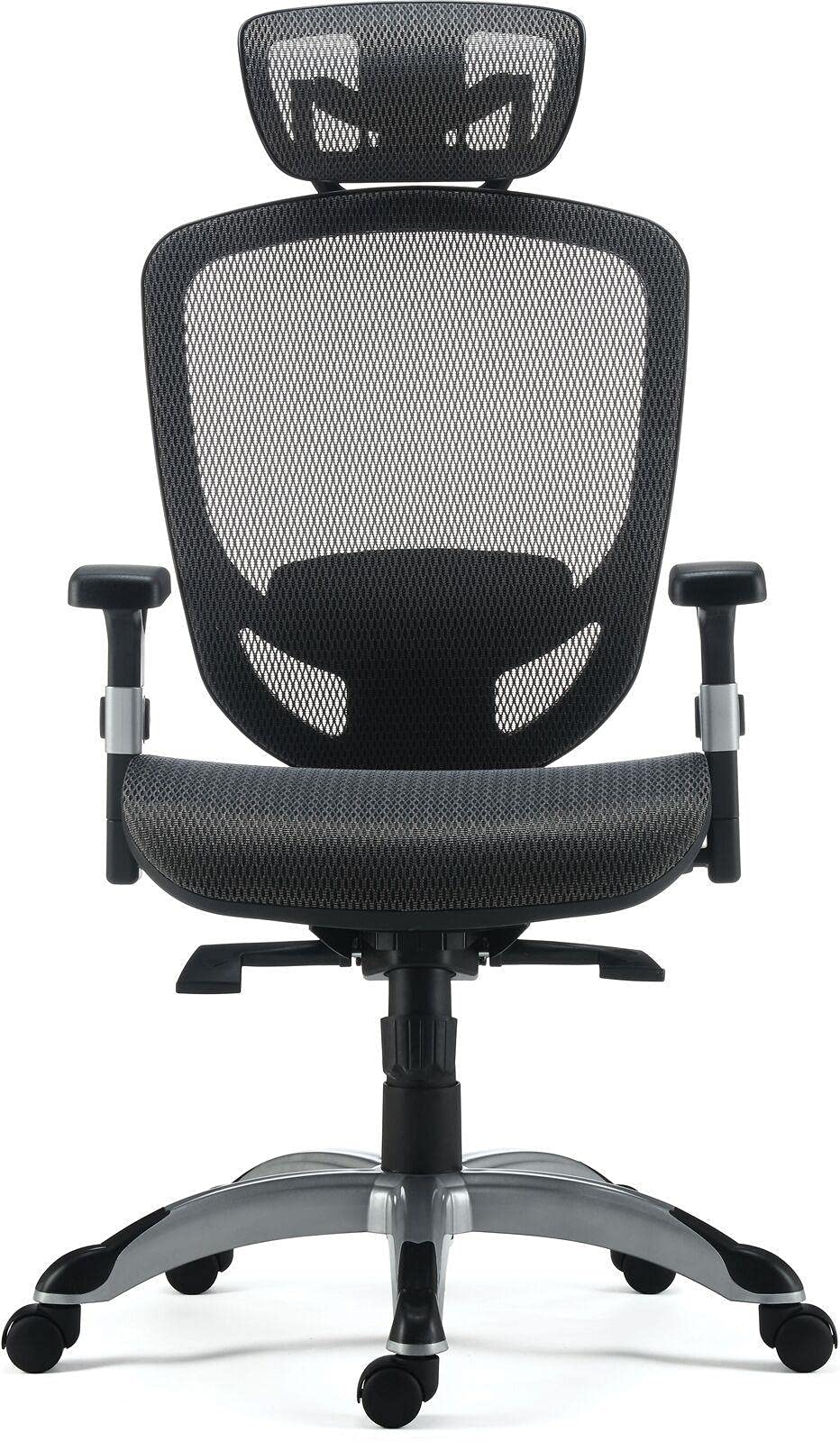Ergonomic Mesh Task Chair - Charcoal Gray Home Office Desk Chair with Adjustable Height & Lumbar Support for Gaming, Computer Work & Office Use - Perfect for Long Hours of Comfortable Sitting