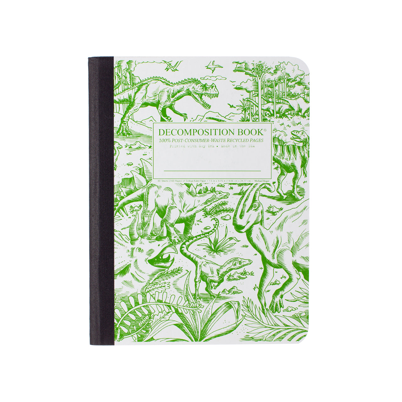 Premium Large Dinosaur-Themed Notebook for School & Office - Spiral Bound, 120 Pages, A5 Size - Perfect for Students, Journaling & Note Taking