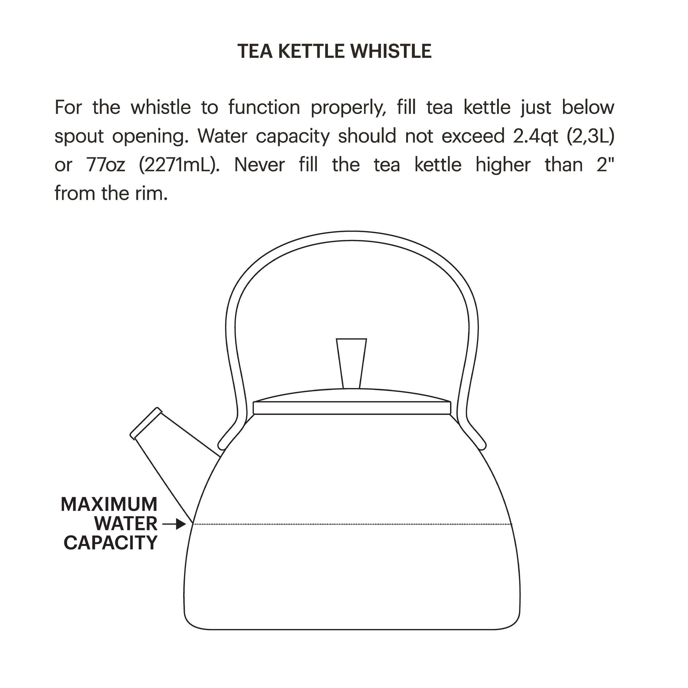 Bright Red Make It Pop Kettle - Premium Stovetop Tea Kettle for Home & Kitchen - Perfect for Boiling Water, Making Tea, Coffee, and Hot Beverages