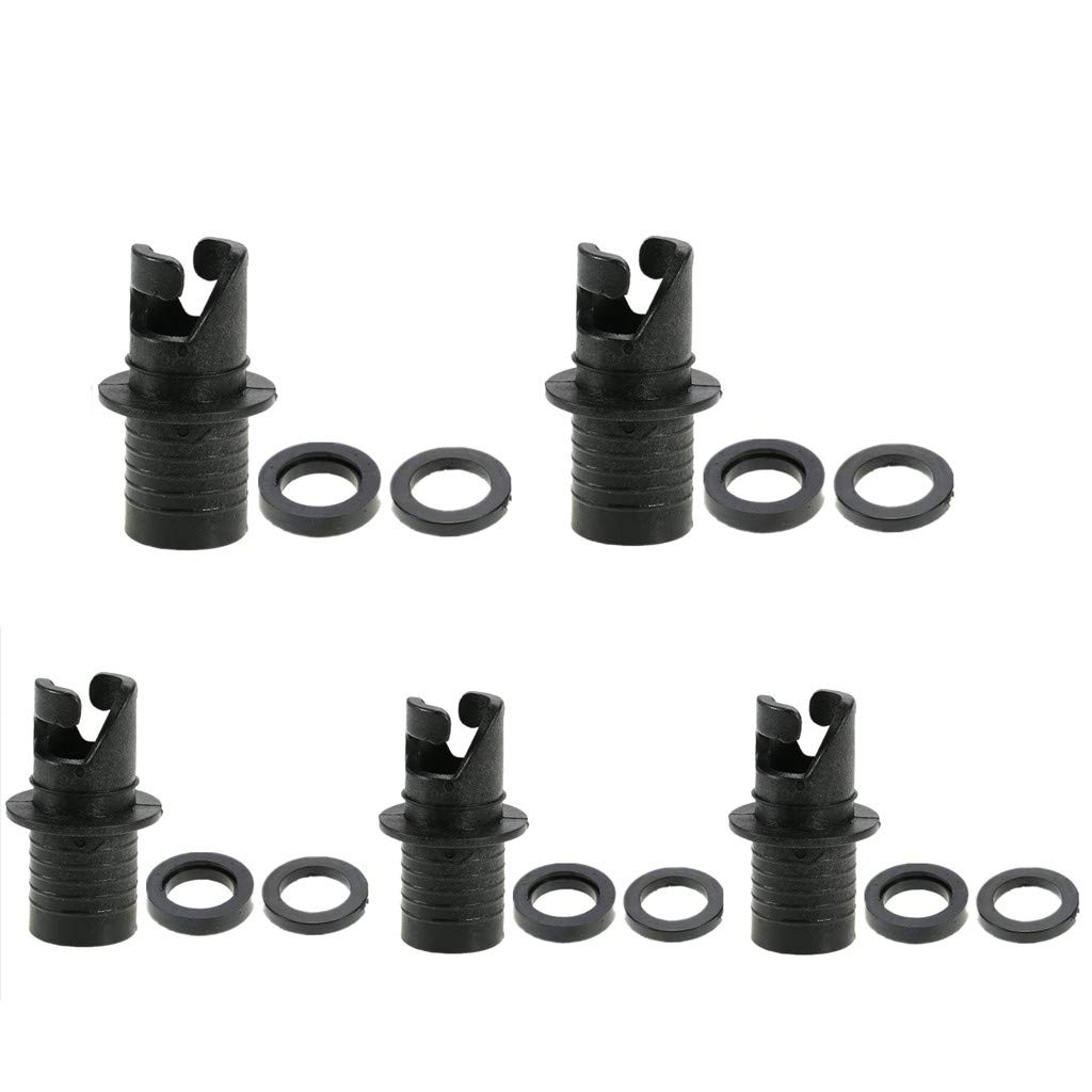 5-Piece Boat Foot Pump Hose Adapter Kit - H-R Valve Adapter for Inflatable Boats, Kayaks & Rafts - Durable Marine-Grade Accessories for Easy Inflation & Deflation - Perfect for Water Sports, Fishing & Outdoor Adventures