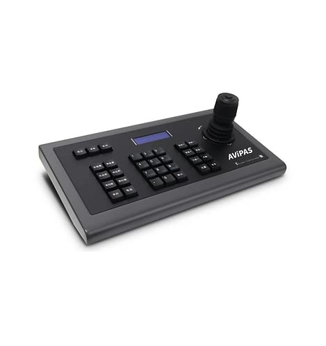 AVIPAS AV-3104SE 4D Serial Joystick Controller for PC Gaming - No IP Function - Perfect for Flight Simulators, Arcade Games & Industrial Control Systems