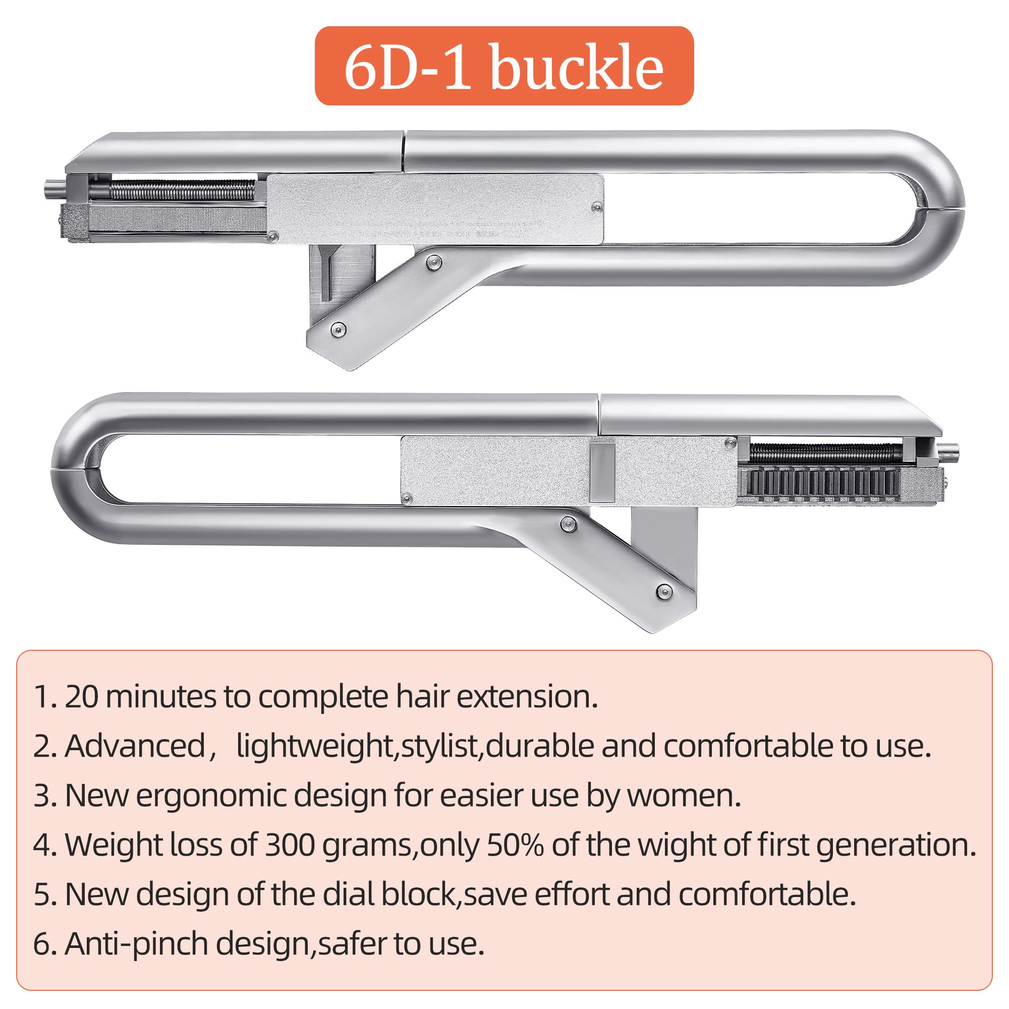 6D Hair Installation Machine - First Generation Quick Change Hair Piece for Effortless Hair Styling | Reusable Alloy Hair Bundles (10-Pack) | Perfect for Salons, Cosplay & Daily Hair Transformations