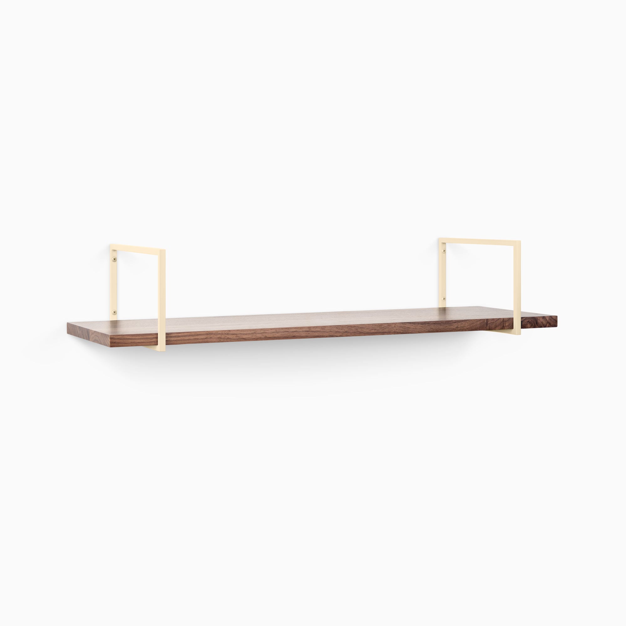 Handmade Walnut Wood Floating Wall Shelf - Rustic Home Decor for Living Room, Bedroom & Kitchen Storage | Perfect for Displaying Books, Plants & Decorative Items