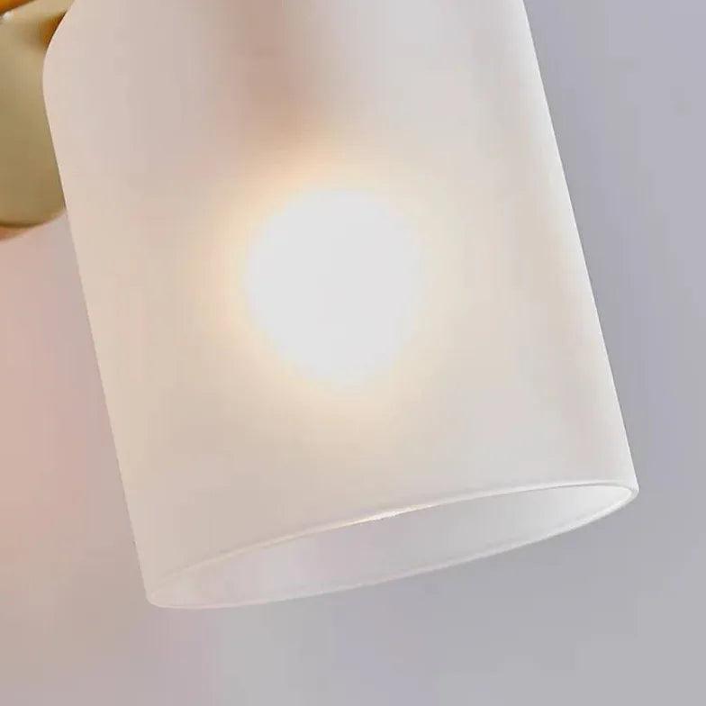 Double Head Glass Up and Down Wall Lights - Modern Adjustable LED Sconce for Bedroom, Living Room, and Hallway Lighting