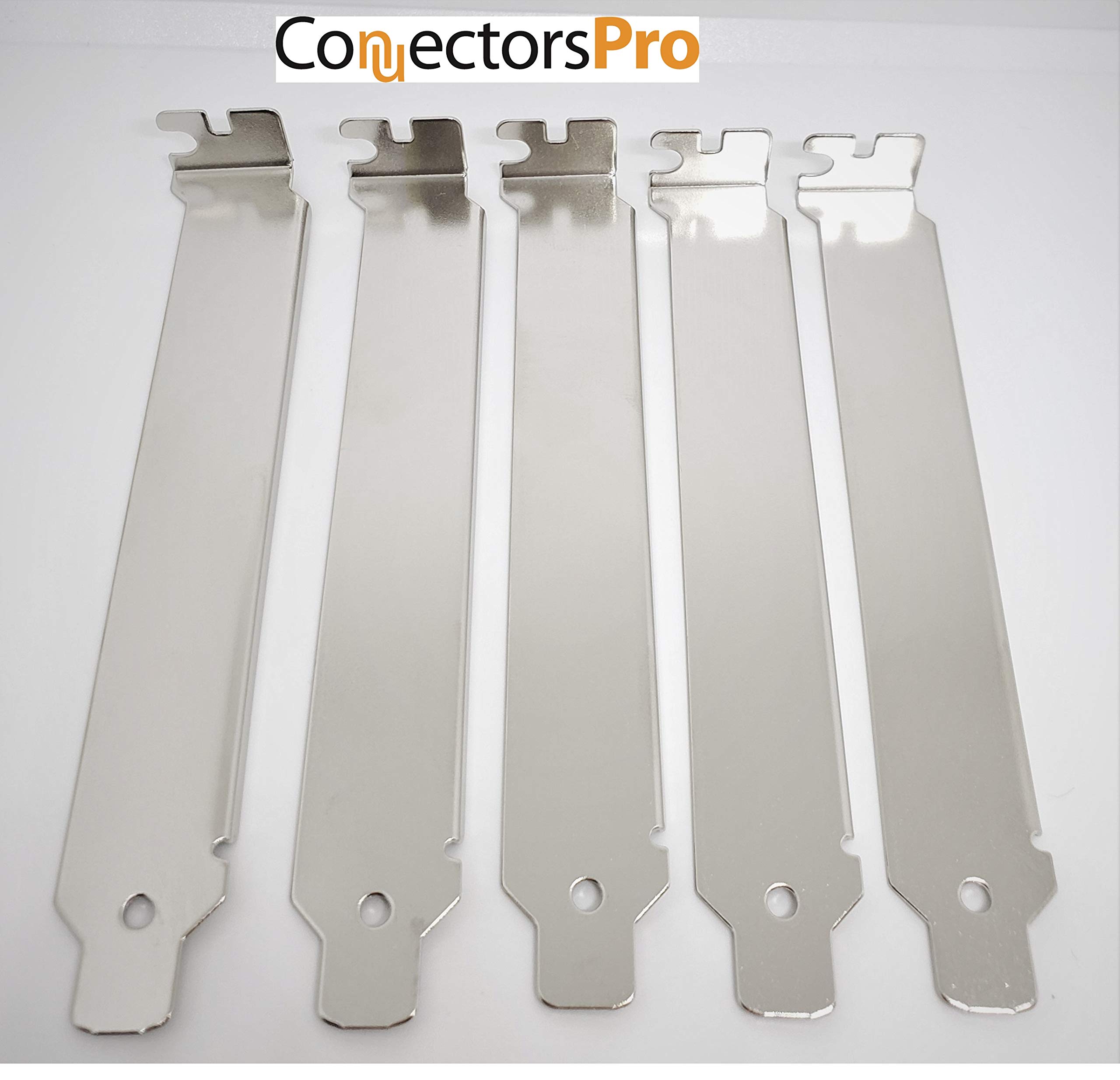 25-Pack Stainless Steel PC Back Slot Covers - Blank PCI Brackets for Computer Cases - Perfect for PC Builds, Server Racks & Electronics Enclosures
