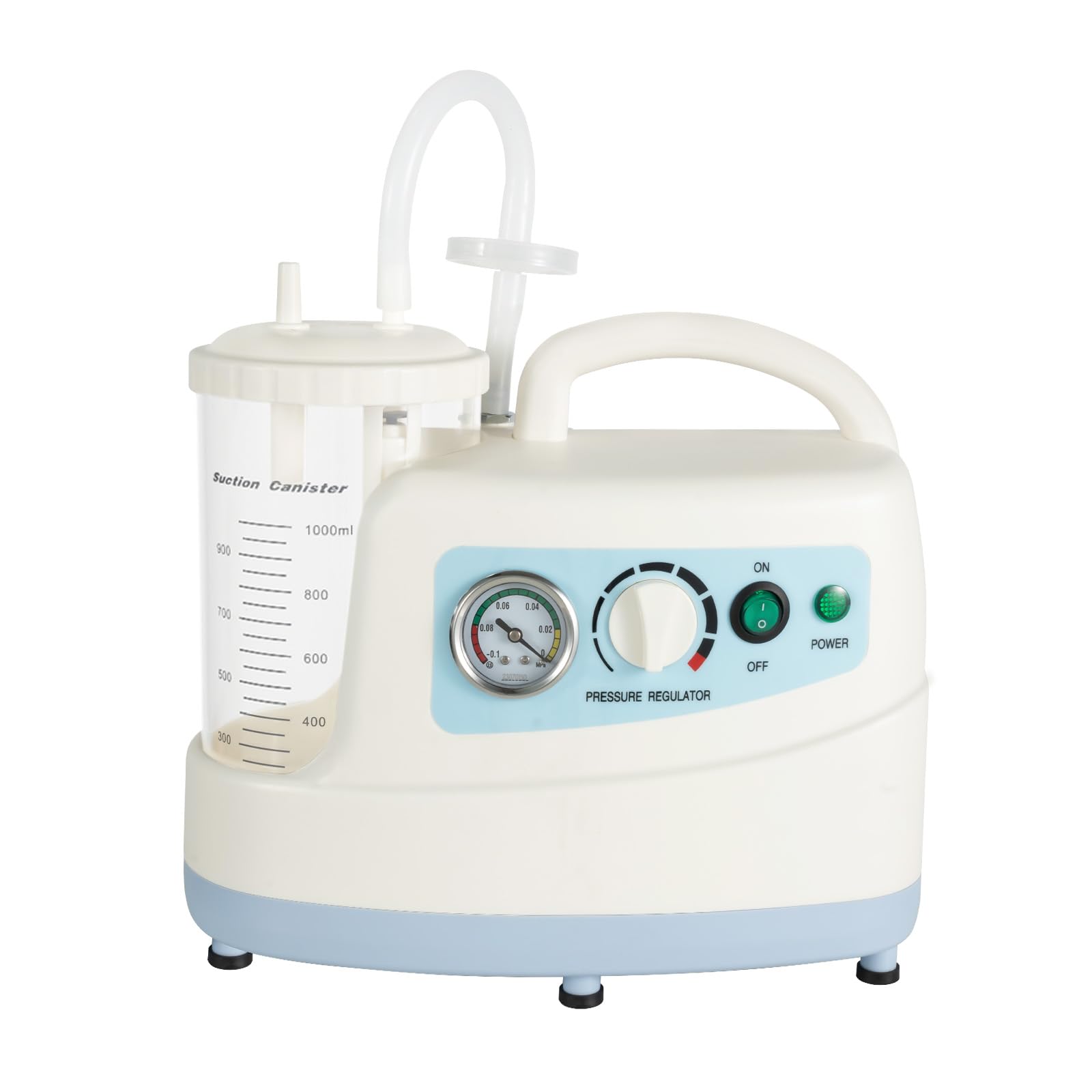 110V 33.8oz Portable Veterinary Suction Unit - Low Noise Vacuum Pump Machine for Small Animal Clinics & Home Pet Care