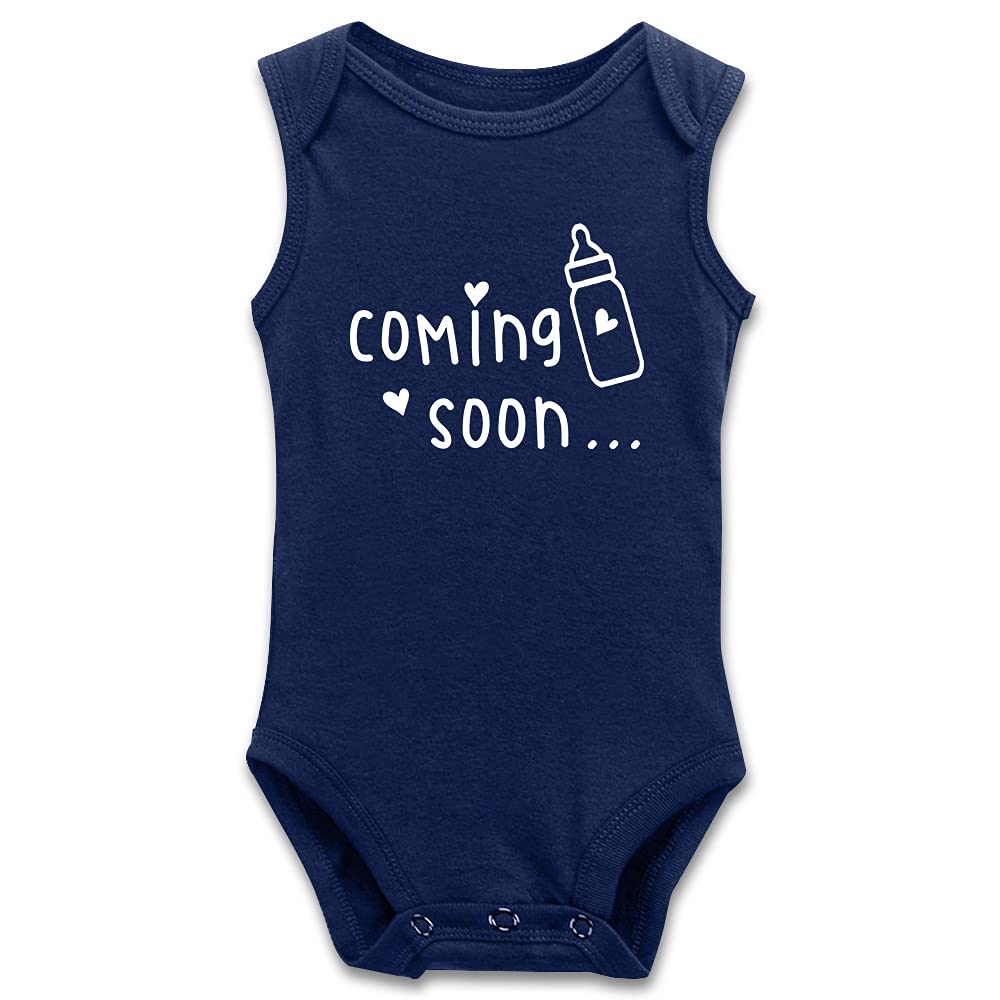 DOQOSESHY Baby Romper - Cute Pregnancy Announcement Outfit for Newborns & Grandparents | Perfect for Gender Reveal, Baby Shower & First Photos