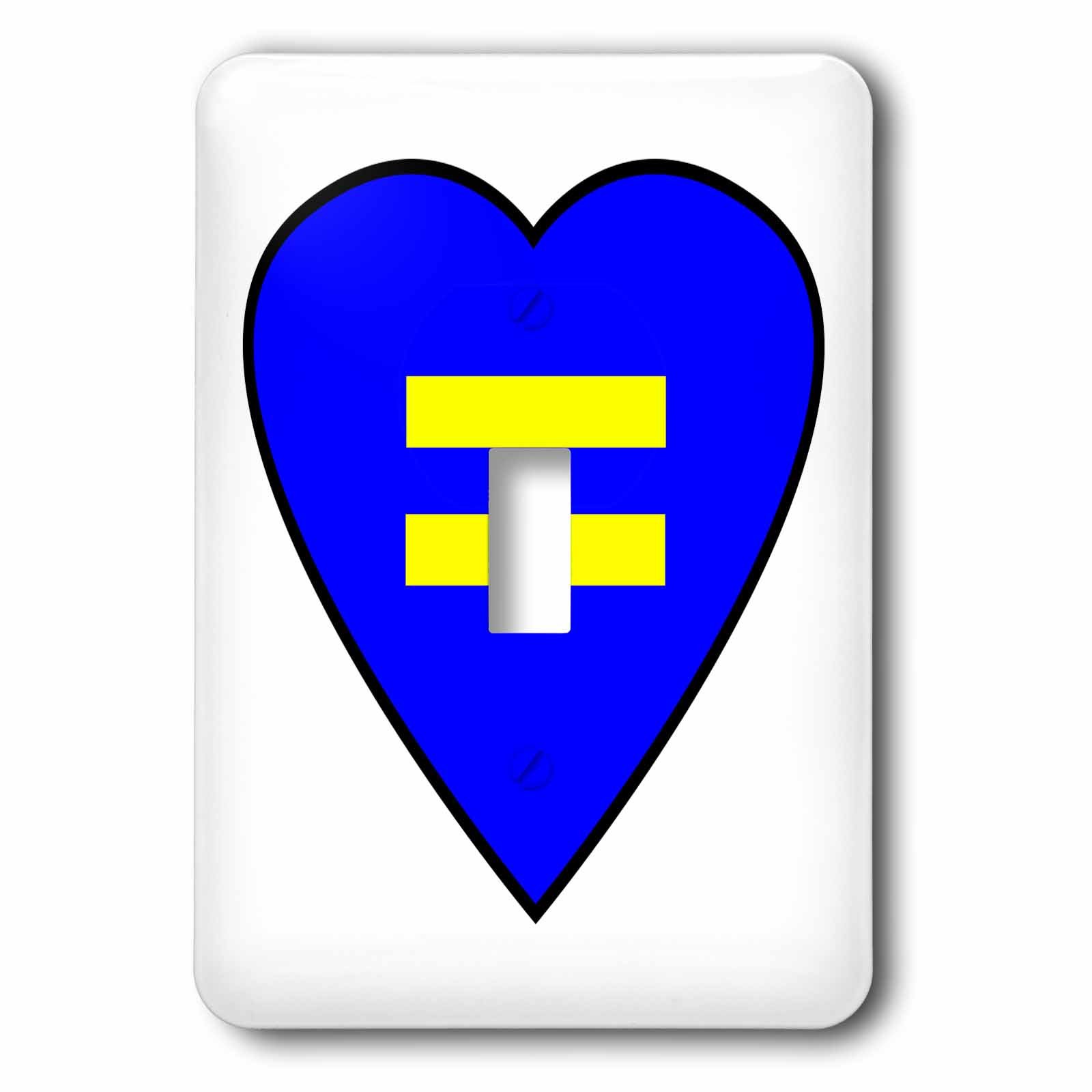 3dRose lsp_124002_1 Gay Marriage Rights Equality Symbol Toggle Switch - Perfect for LGBTQ+ Home Decor & Pride Events