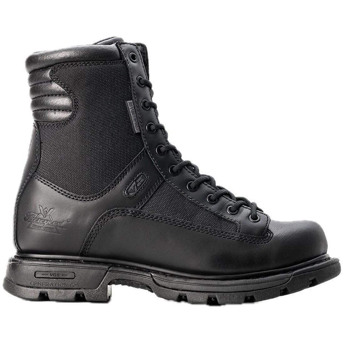 GenFlex2 Series 8 Tactical Waterproof Zip Boots - Black Military Combat Boots for Hiking, Outdoor Adventures & Work Safety