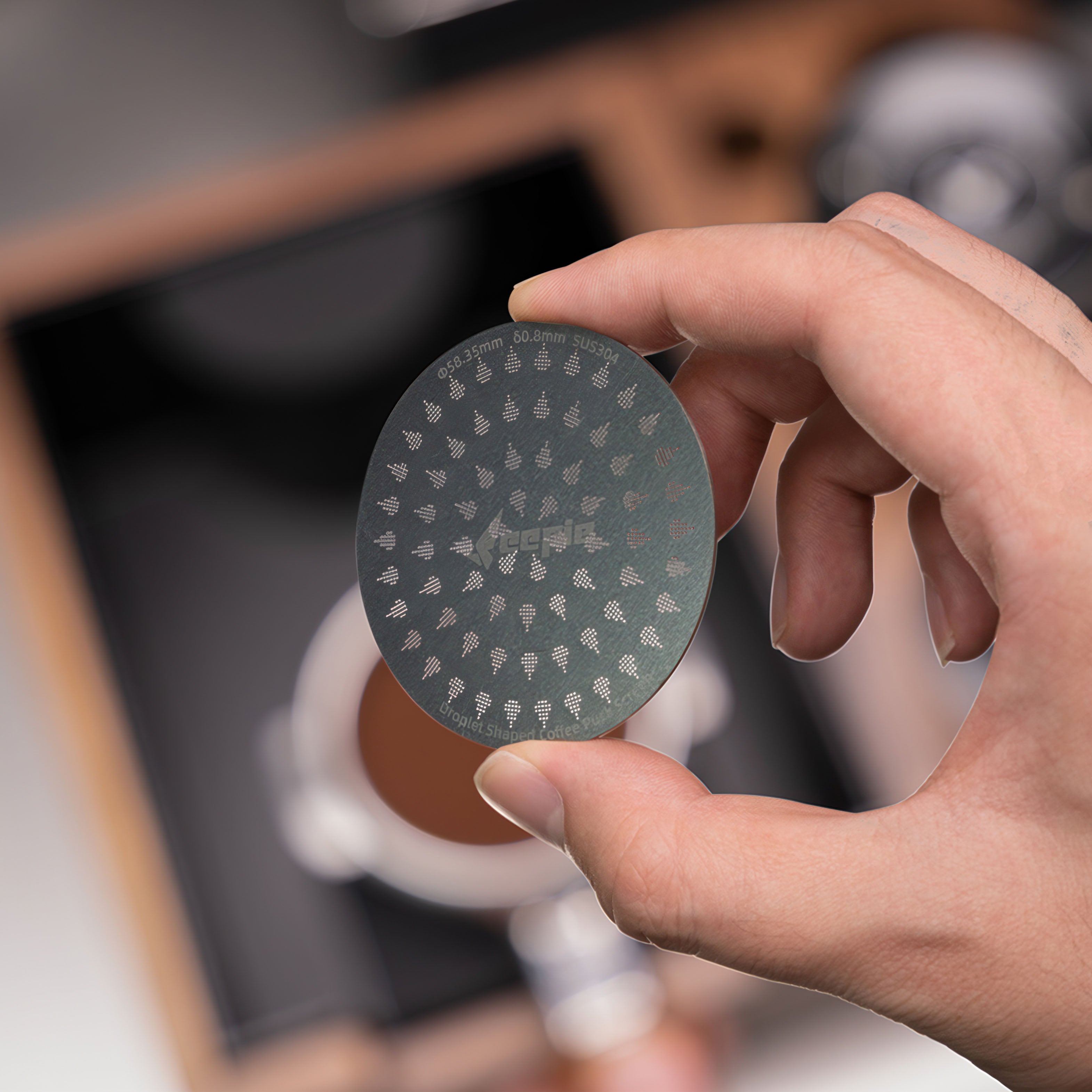 Premium 0.8mm Thick Espresso Puck Screen - Perfect for Barista-Grade Coffee Extraction & Home Brewing