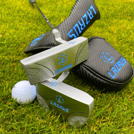 Premium Lazrus Golf Putter with Milled Face - Right & Left Hand Options - Includes Magnetic Head Cover - Perfect for Practice & Tournament Play