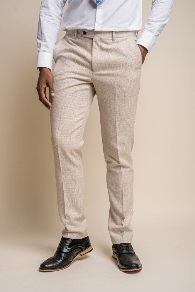 Cavani Caridi Men's Slim Fit Dress Pants for Office Work & Business Casual | Comfortable Stretch Dress Trousers for Men
