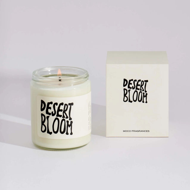 Desert Bloom Soy Candle - Natural Scented Candle for Home, Relaxation & Aromatherapy - Perfect for Bedroom, Bathroom & Meditation Spaces