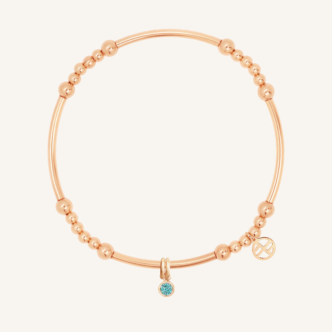 Birthstone Bracelet for Women - Personalized Aura Crystal Jewelry for Gifts, Healing & Spiritual Energy - Perfect for Birthdays, Anniversaries & Meditation