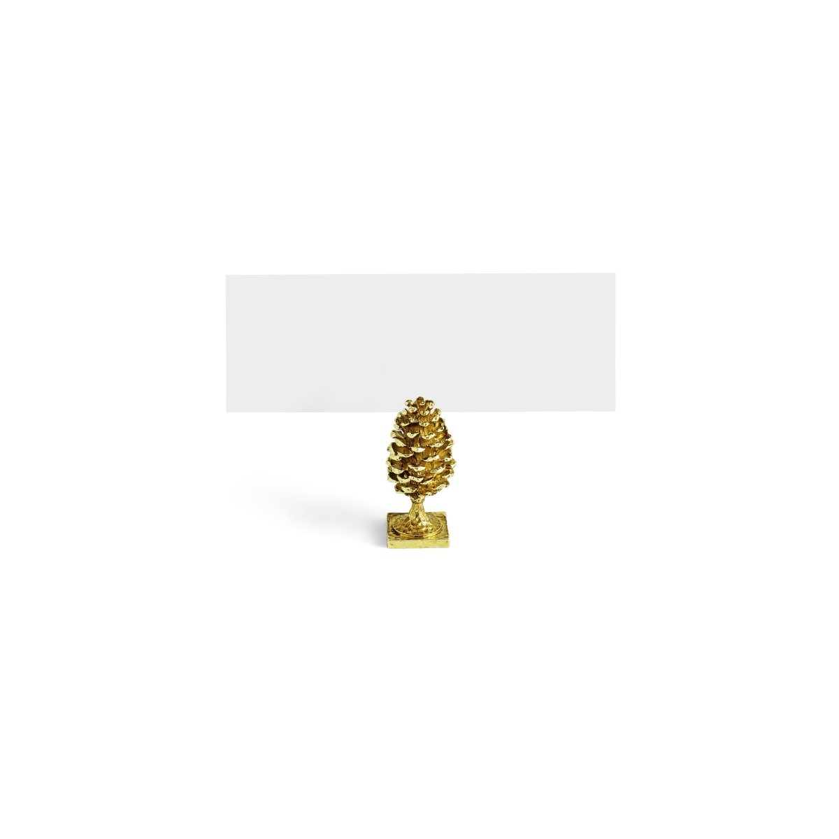 Elegant Pine Cone Place Card Holders Set - Rustic Wedding Table Decor, Holiday Dinner Party Name Card Holders for Christmas, Thanksgiving, and Fall Events