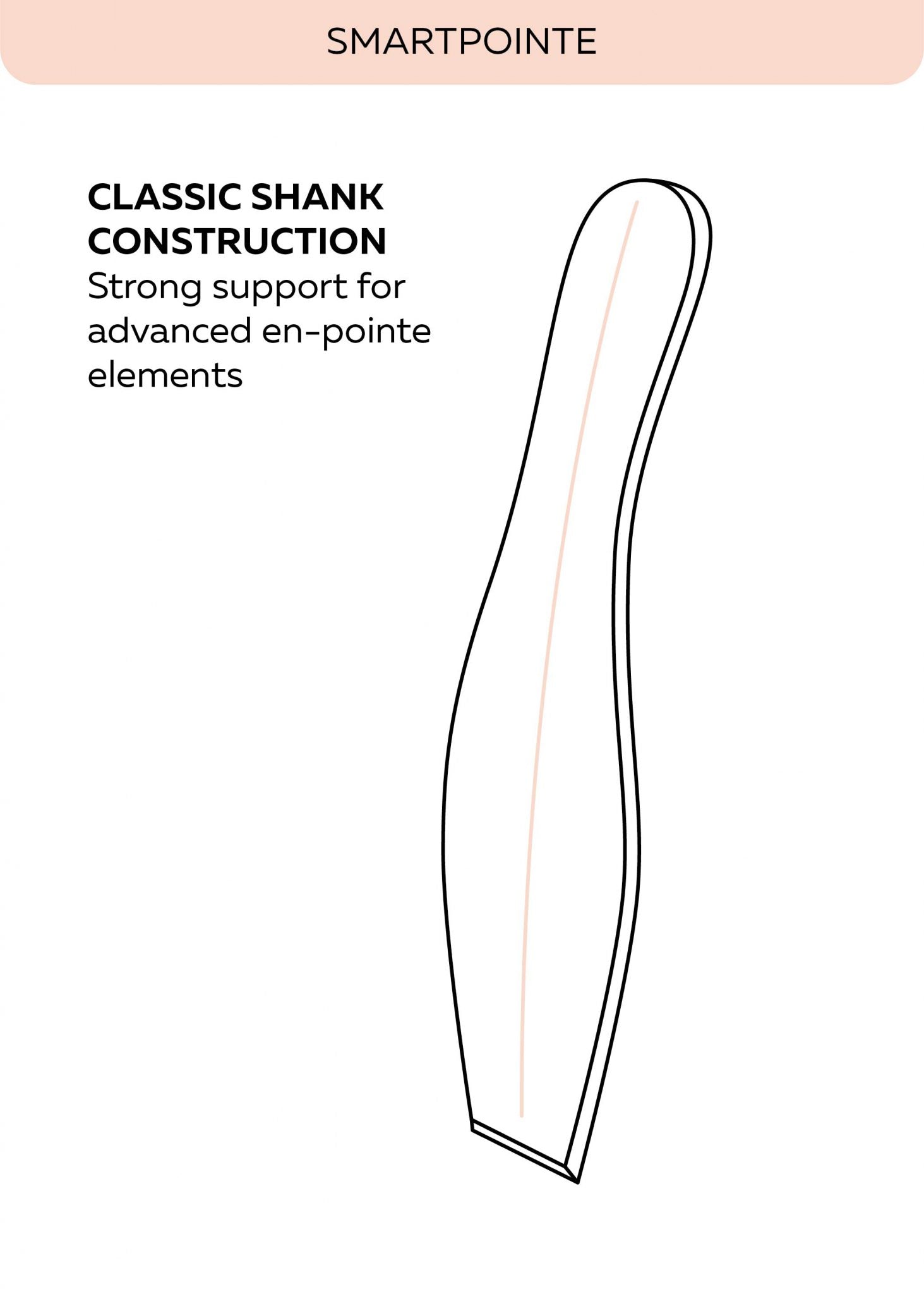 Grishko Smart Pointe Ballet Shoes - Medium Shank for Professional Dancers | Perfect for Ballet Performances, Rehearsals & Dance Classes
