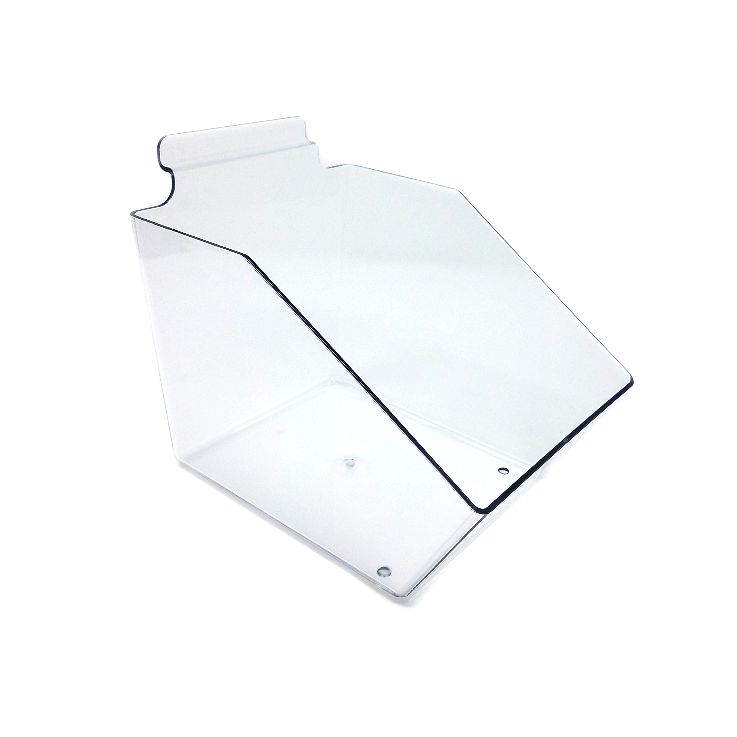 Clear Slatwall Bins 10 Pack - Small Storage Bins 6
