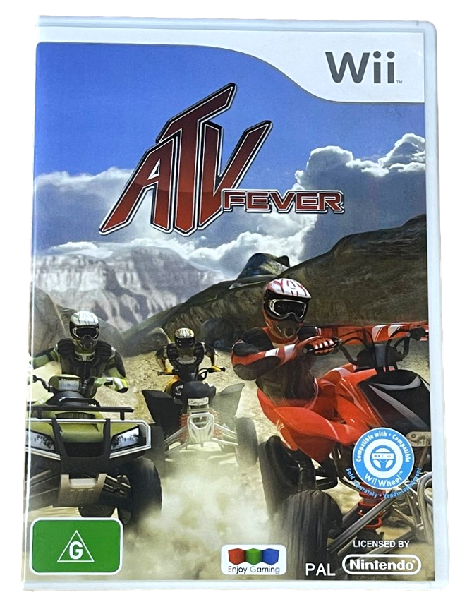 ATV Fever Nintendo Wii PAL Complete Preowned Game - Fun Racing Adventure for Family & Friends