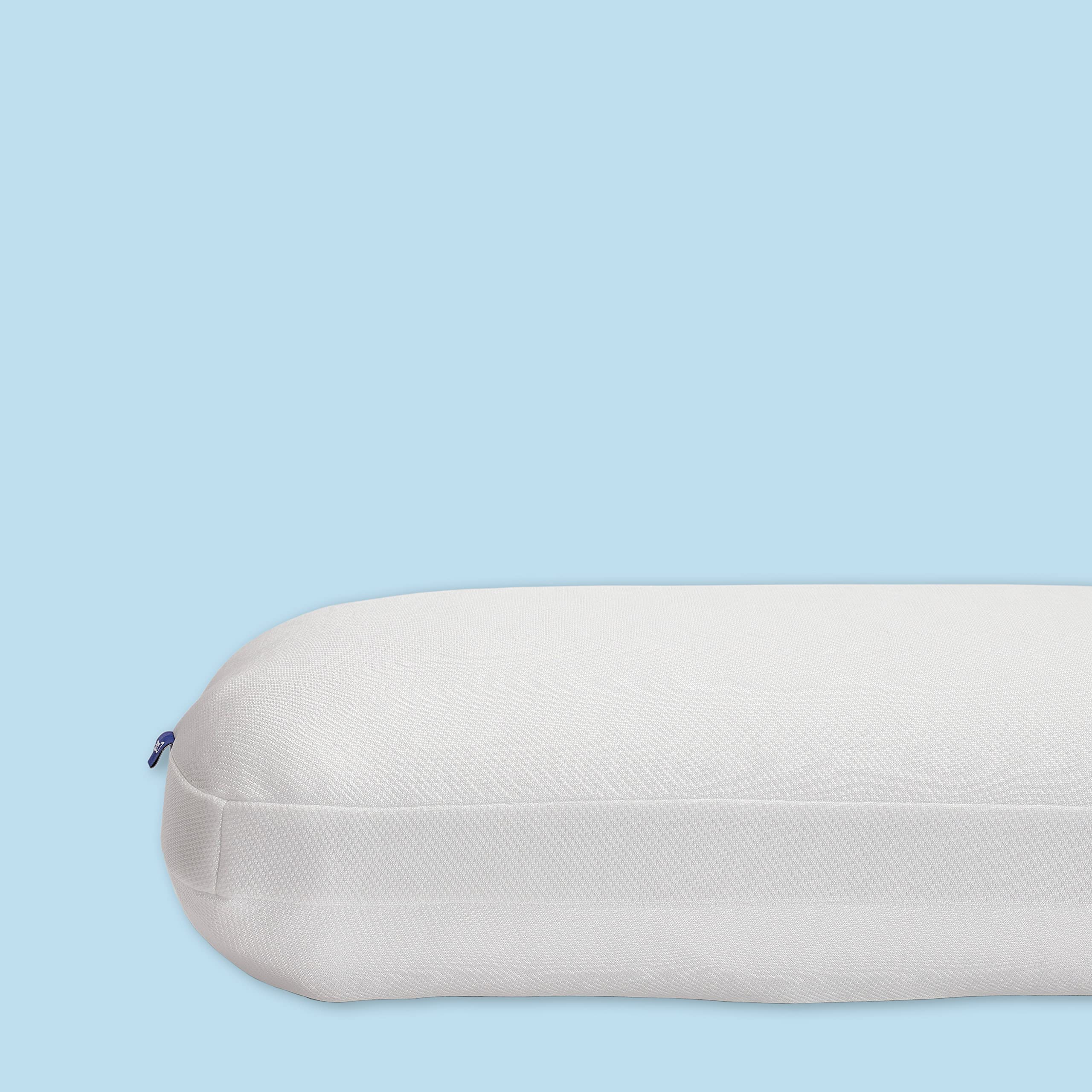 Casper Snow Foam Pillow - Standard Size, Cooling Gel Memory Foam Pillow for Side, Back & Stomach Sleepers - White - Perfect for Hot Sleepers & Night Sweat Relief