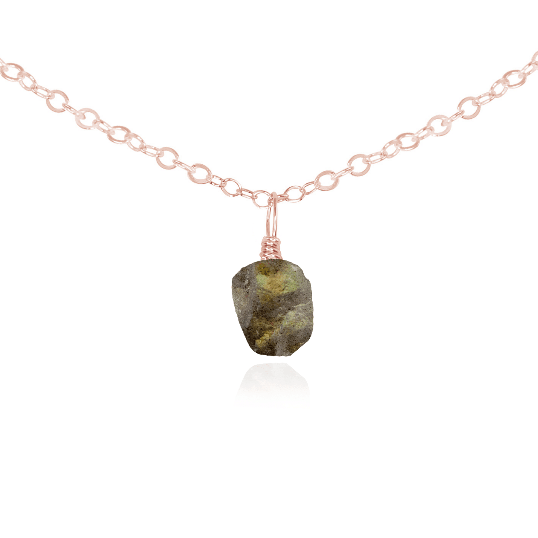 Natural Labradorite Gemstone Pendant Necklace - Healing Crystal Choker for Women | Perfect for Yoga, Meditation & Spiritual Jewelry Collection