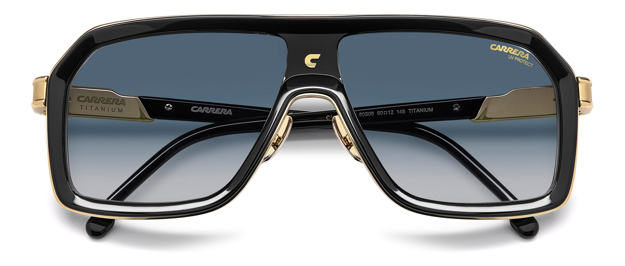 Carrera CA 1053/S/TI Men's Titanium Sunglasses - Polarized UV Protection for Driving, Running & Outdoor Sports