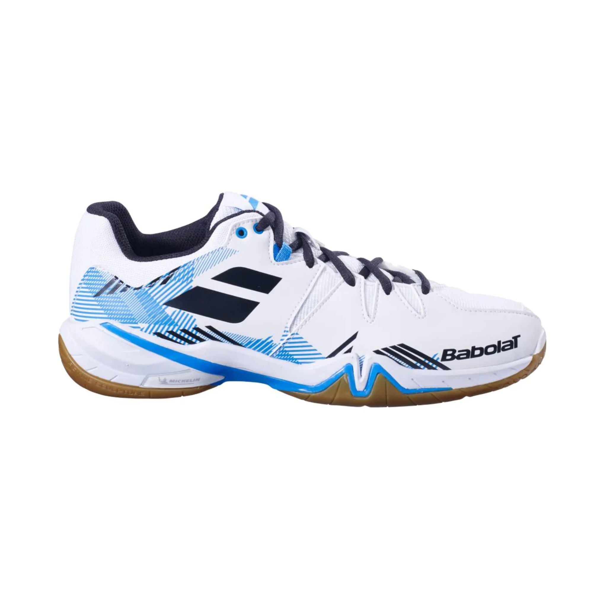 Babolat Shadow Spirit Men's Tennis Shoes - Lightweight & Durable Court Sneakers for Men in Black/White | Perfect for Competitive Matches & Casual Play