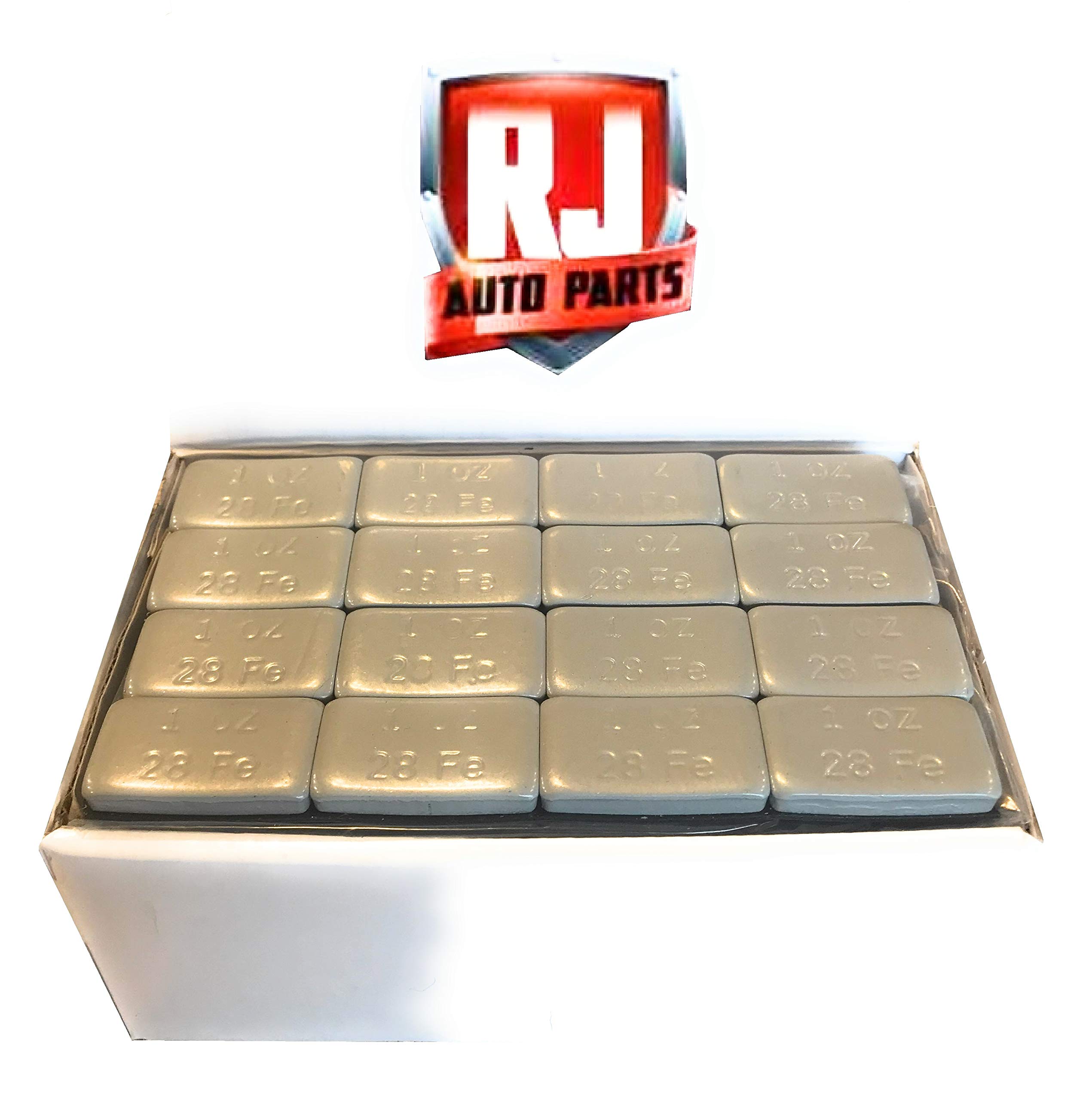 6 Boxes Grey 1 oz. Wheel Weights with Adhesive Tape - 864 Pieces (54 lbs Total) for Car, Truck & Motorcycle Tire Balancing - Perfect for DIY Auto Repair & Tire Shops