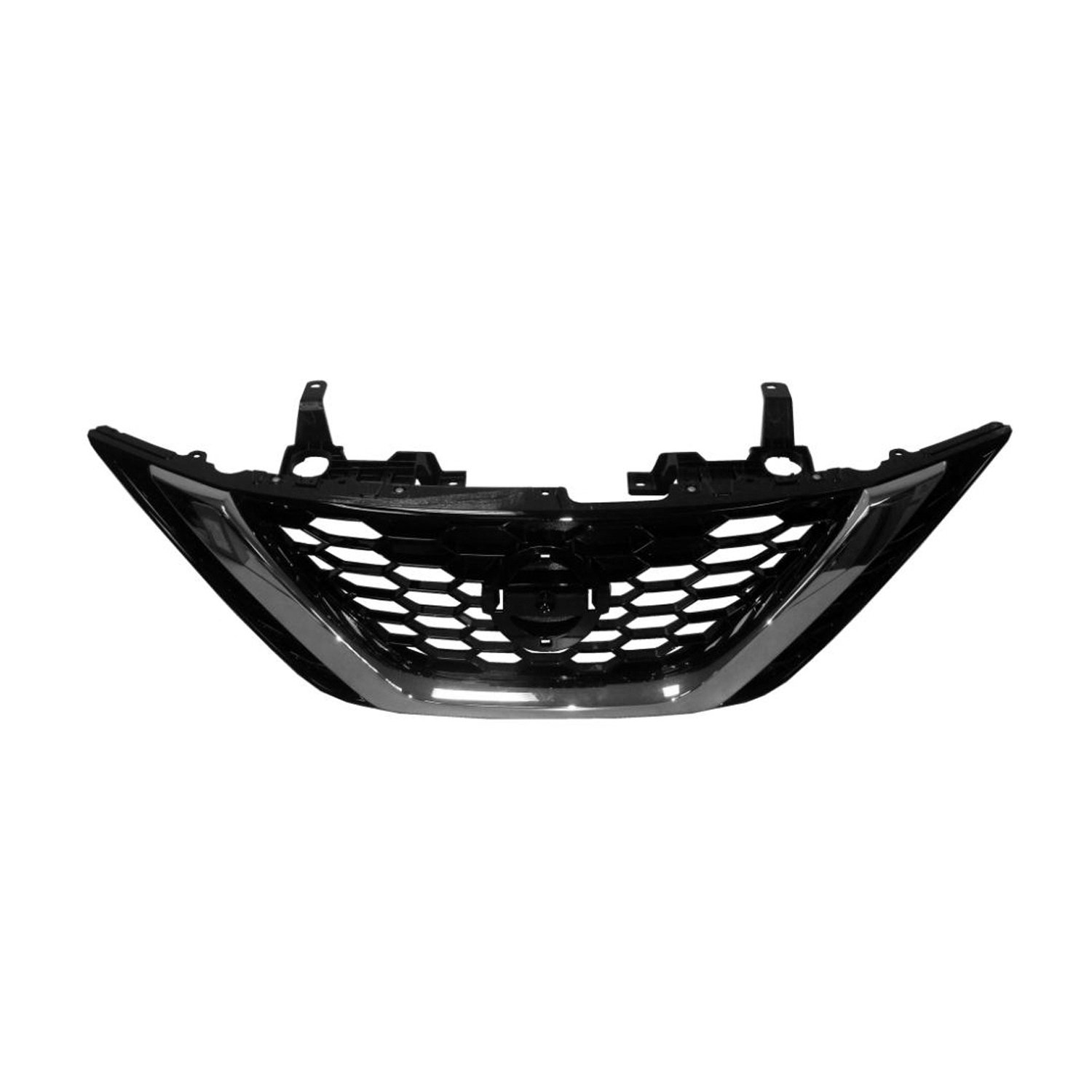 Replacement Black Chrome Gloss Painted Plastic Front Grille - CRSHX21865 | Perfect for Car Restoration & Customization Projects