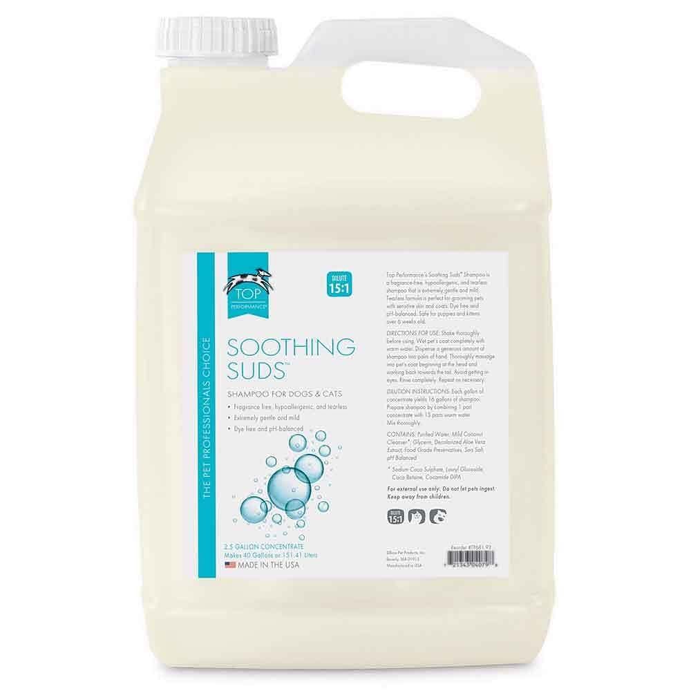 TP Soothing Suds Shampoo 2.5 Gallon - Gentle Cleansing for Sensitive Skin & Scalp | Ideal for Salons, Spas & Pet Grooming Businesses