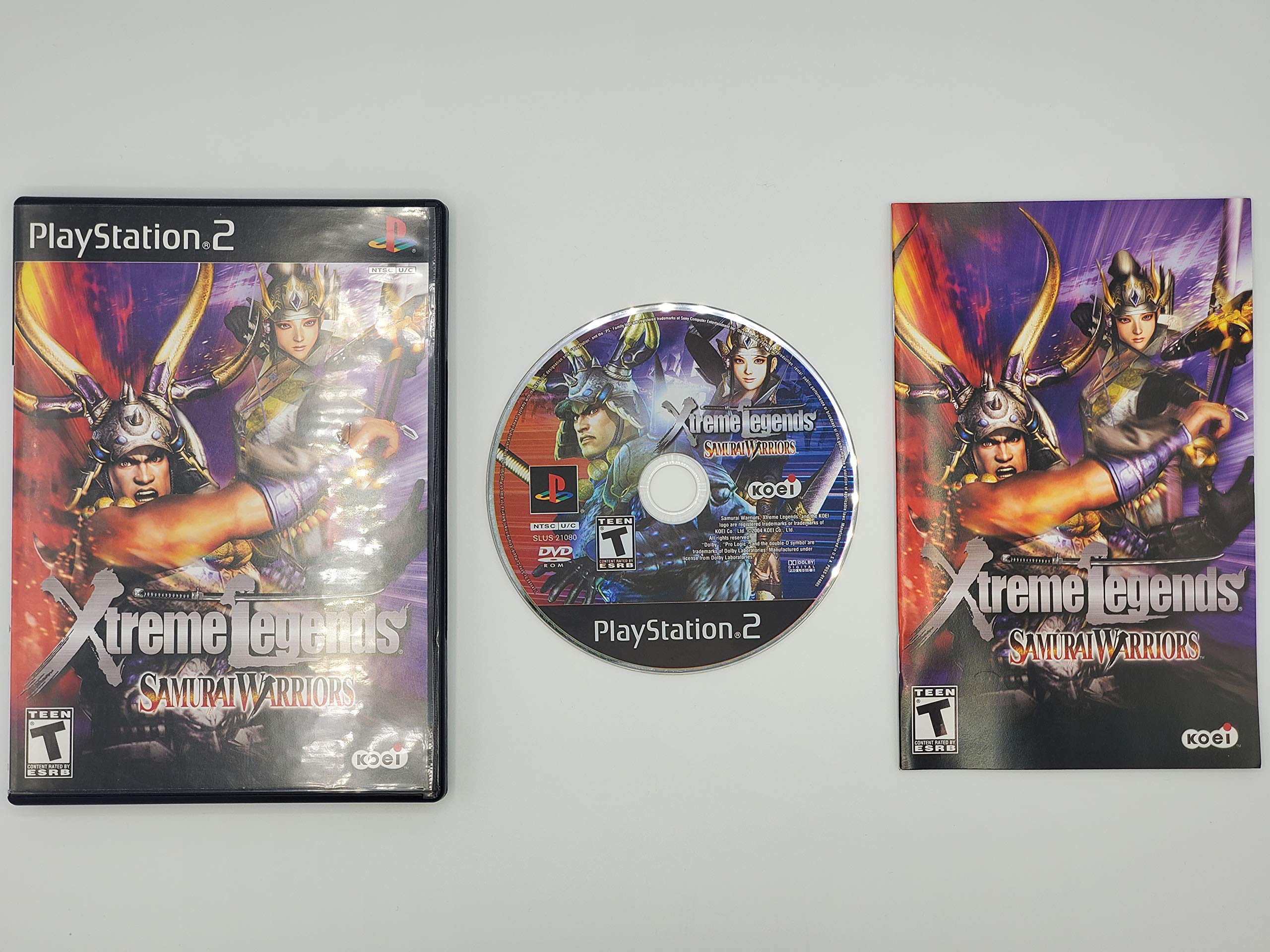 Xtreme Legends: Samurai Warriors - PS2 Game for PlayStation 2 | Action-Adventure Samurai Fighting Video Game | Perfect for Retro Gaming Enthusiasts and Classic PS2 Collectors