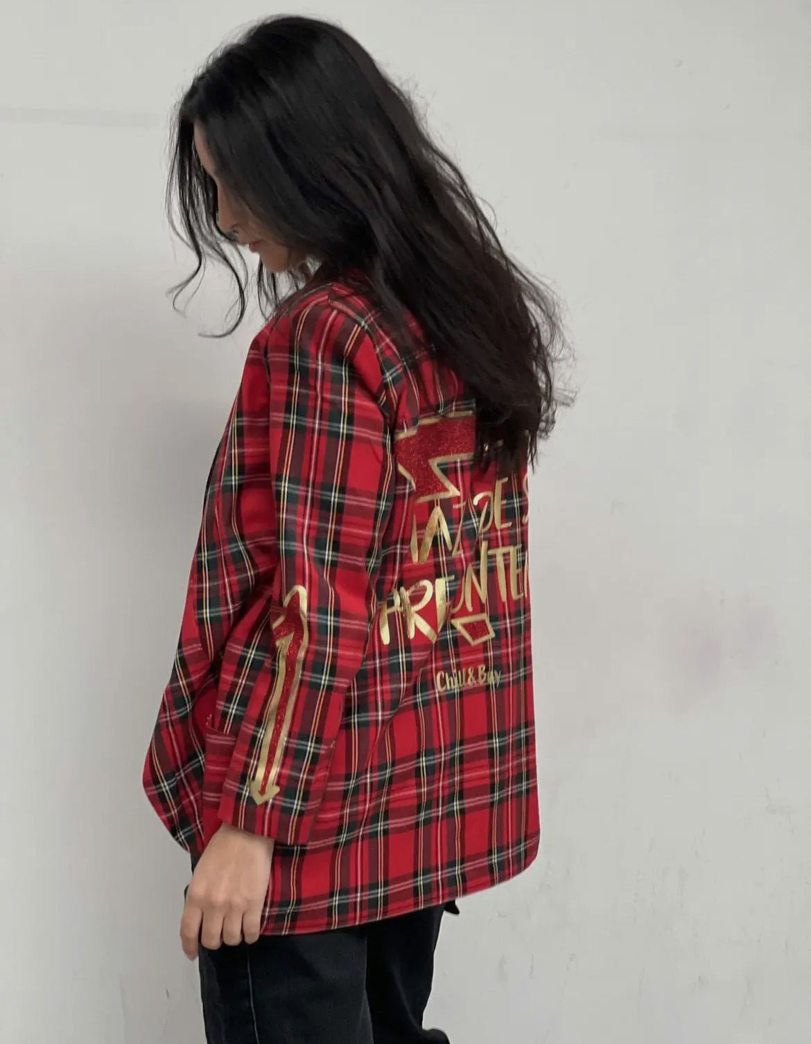 Red Tartan Print Smoking Blazer for Men - Elegant & Stylish Formal Wear for Weddings, Parties & Special Events