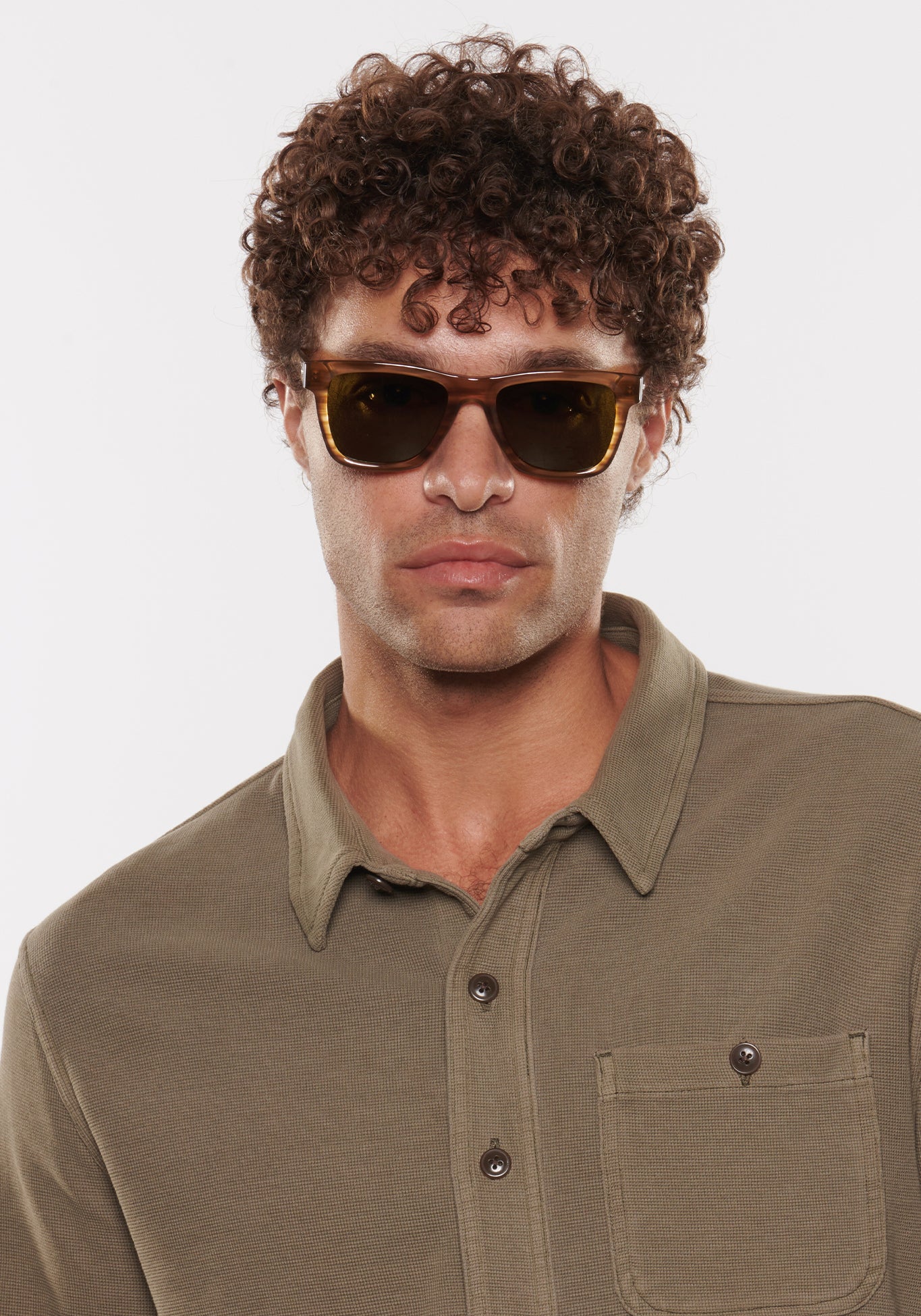 Rory Umber Sunglasses by Krewe - Stylish & UV Protection - Perfect for Outdoor Activities, Beach & Driving