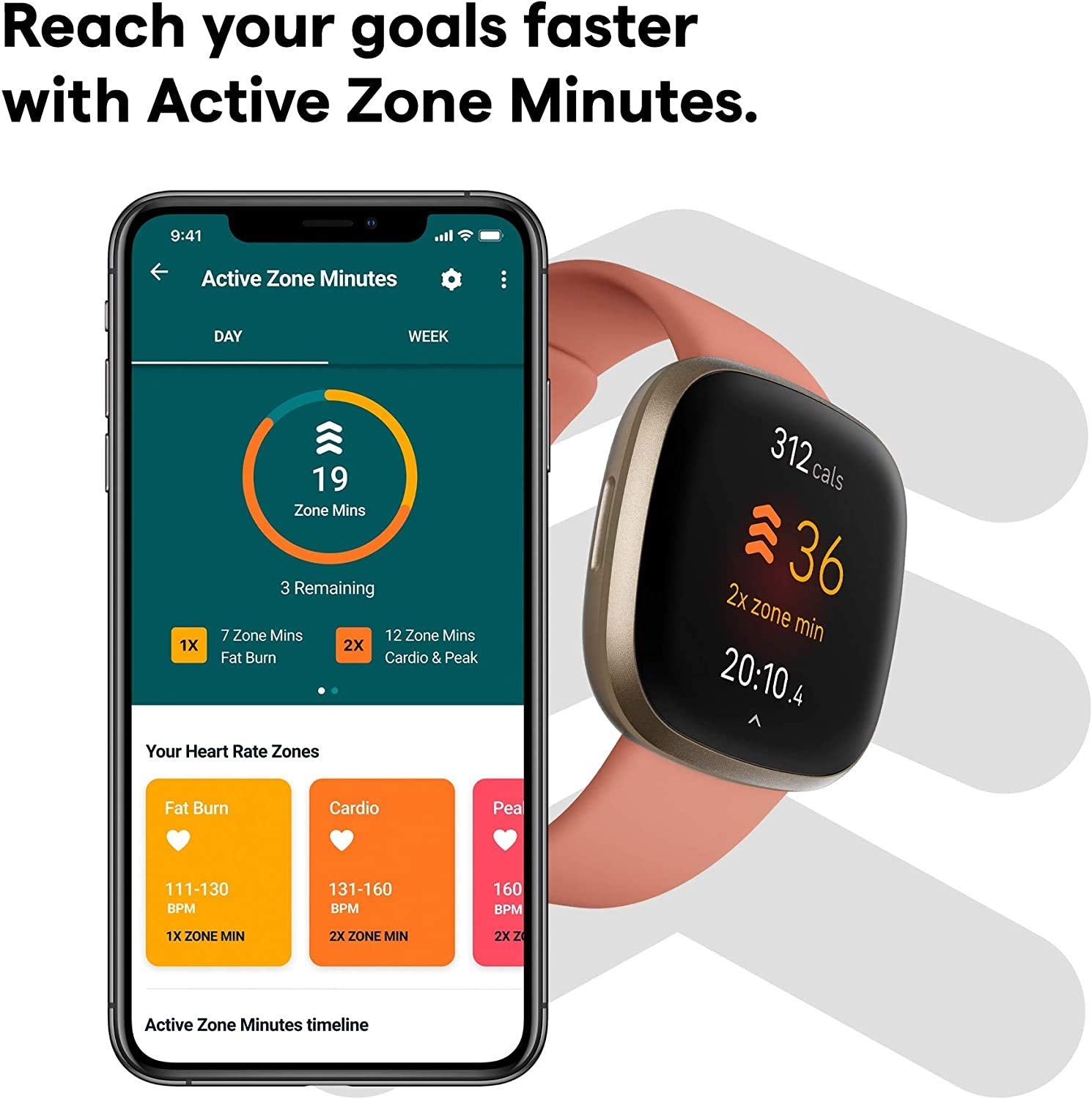 Fitbit Versa 3 Smart Watch with Alexa Built-in, Heart Rate Monitor, GPS & Sleep Tracking - Perfect for Fitness Enthusiasts & Active Lifestyles