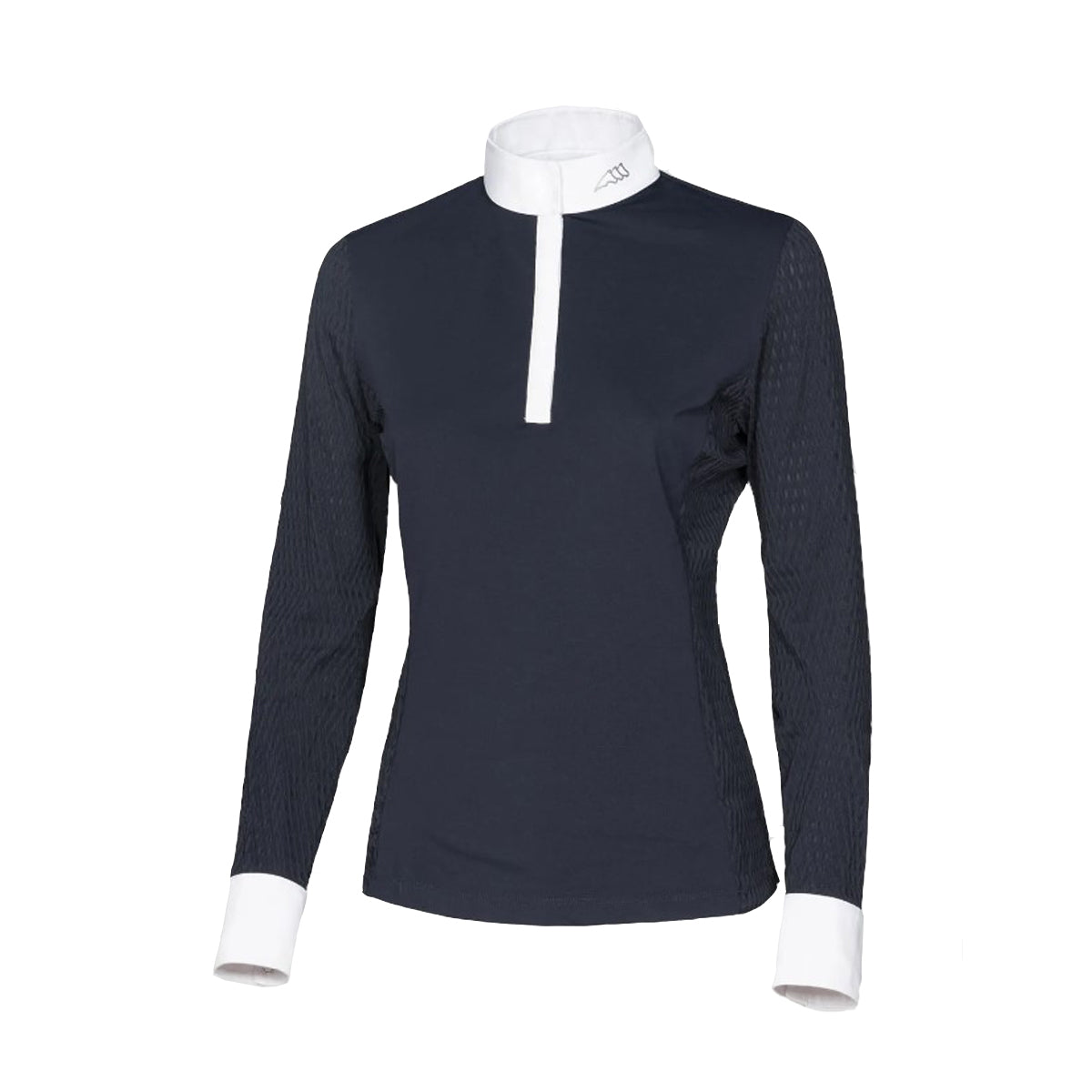 Equiline Women's Catic Long Sleeve Equestrian Competition Shirt - Breathable & Stretchable Riding Top for Horseback Riding, Dressage & Show Jumping | Perfect for Training & Professional Events