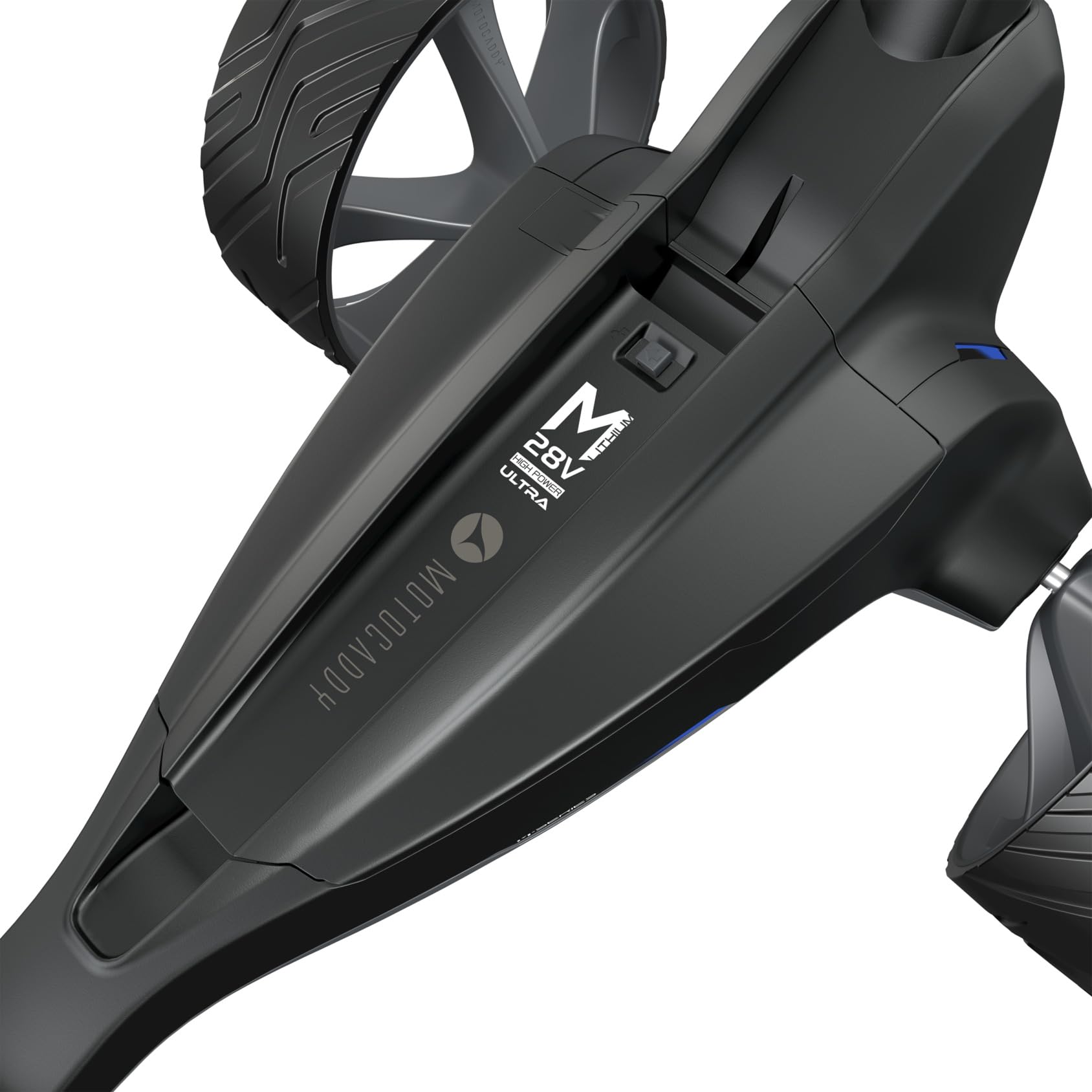 Motocaddy M5 GPS DHC Electric Golf Caddy Cart Bundle - Includes Umbrella Holder, Scorecard Holder, Drink Holder, Device Cradle, 5 Ball Markers & Magnetic Hat Clip - Perfect for Golf Courses & Tournaments