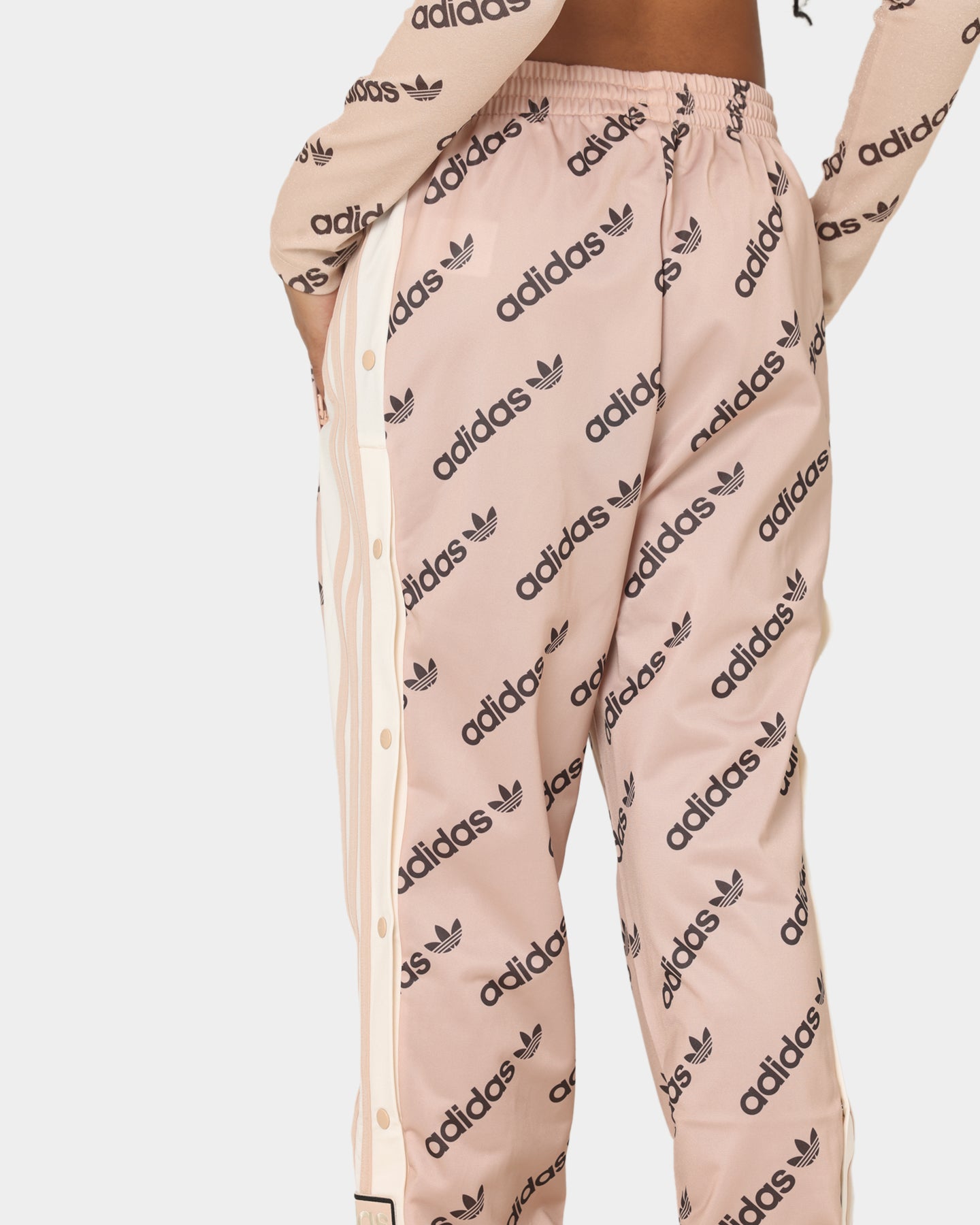 Adidas Adi Break Pants for Women - Halo Blush Color, Comfortable Athletic Joggers for Running, Yoga & Lounge Wear