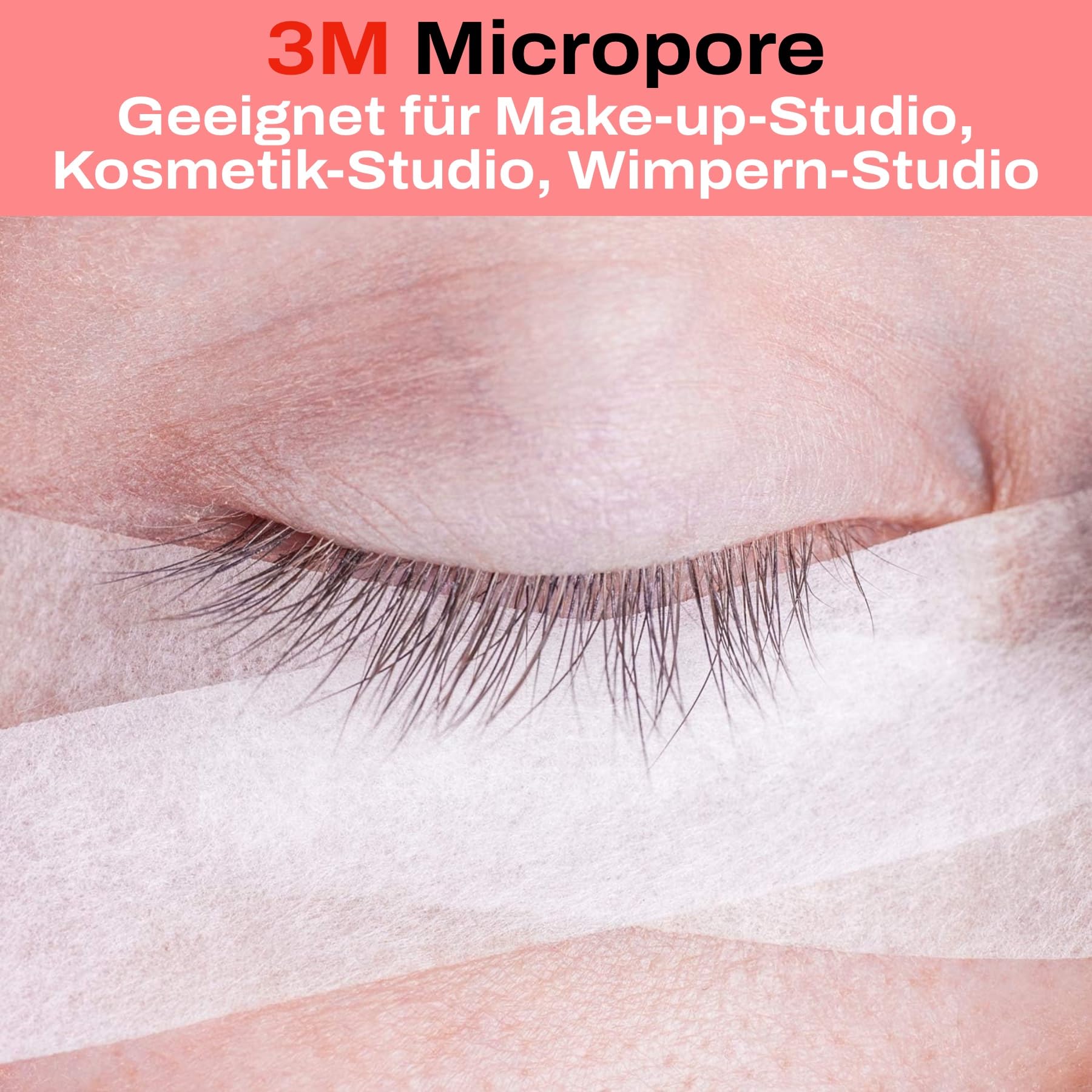 3M Microporous Tape for Eyelash Extensions - Gentle Adhesive Strips for Professional & DIY Lash Application - Perfect for Salon, Home Use & Beauty Enthusiasts