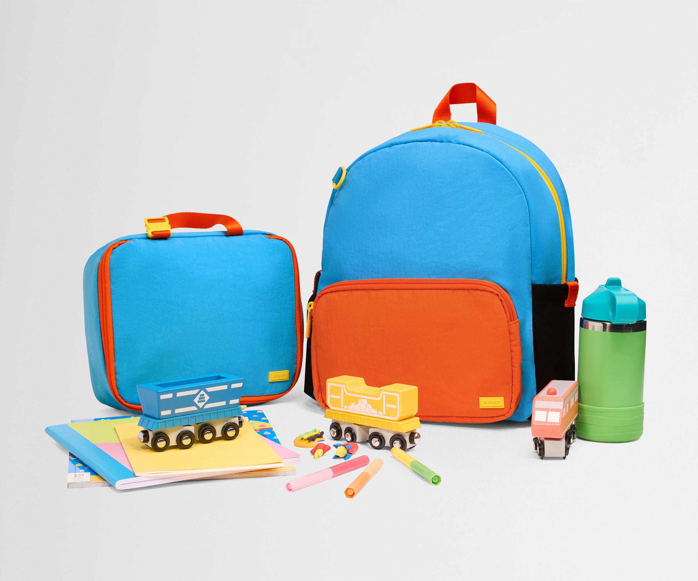 Splash Blue Insulated Kids Lunch Box - BPA-Free, Leak-Proof School Lunch Container for Boys & Girls - Perfect for School, Picnics, and Travel
