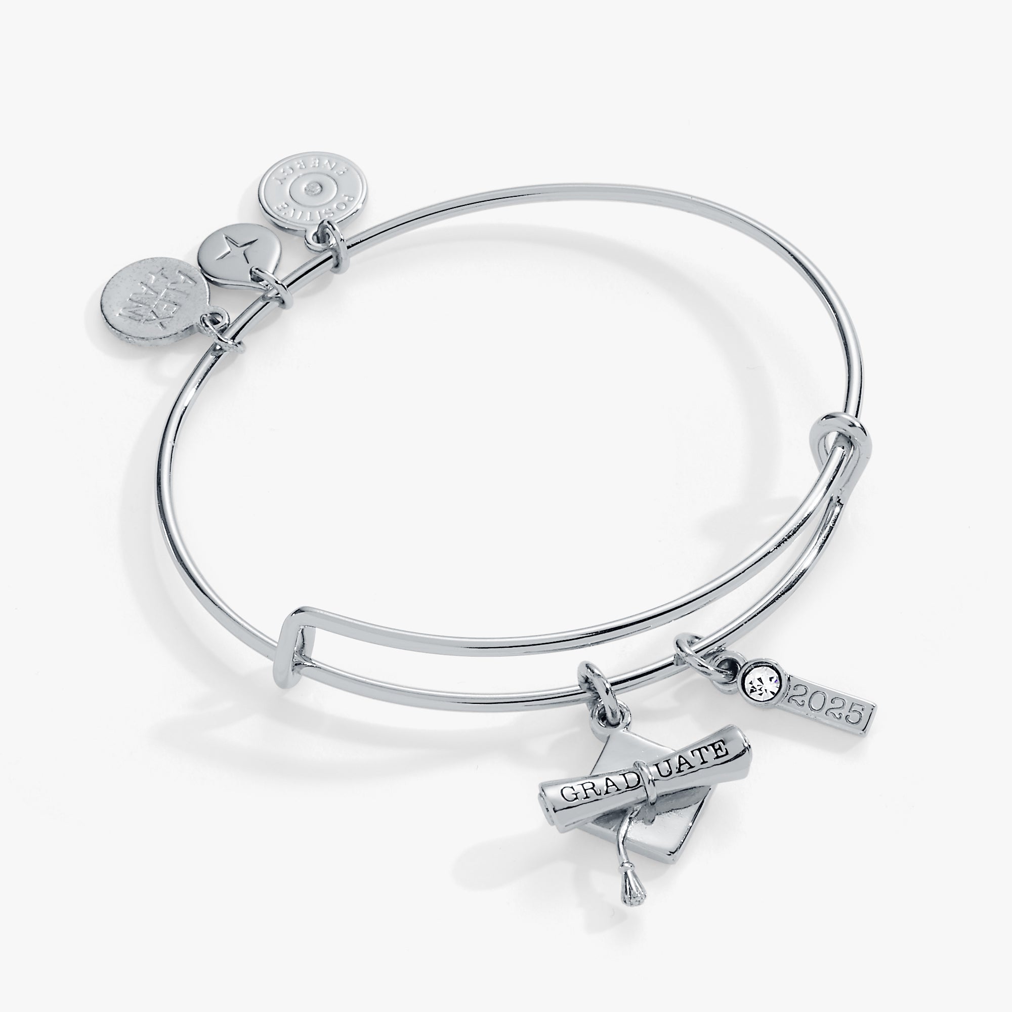 2025 Graduation Charm Bracelet - Elegant Keepsake for Graduates - Perfect Gift for High School & College Graduation Ceremonies