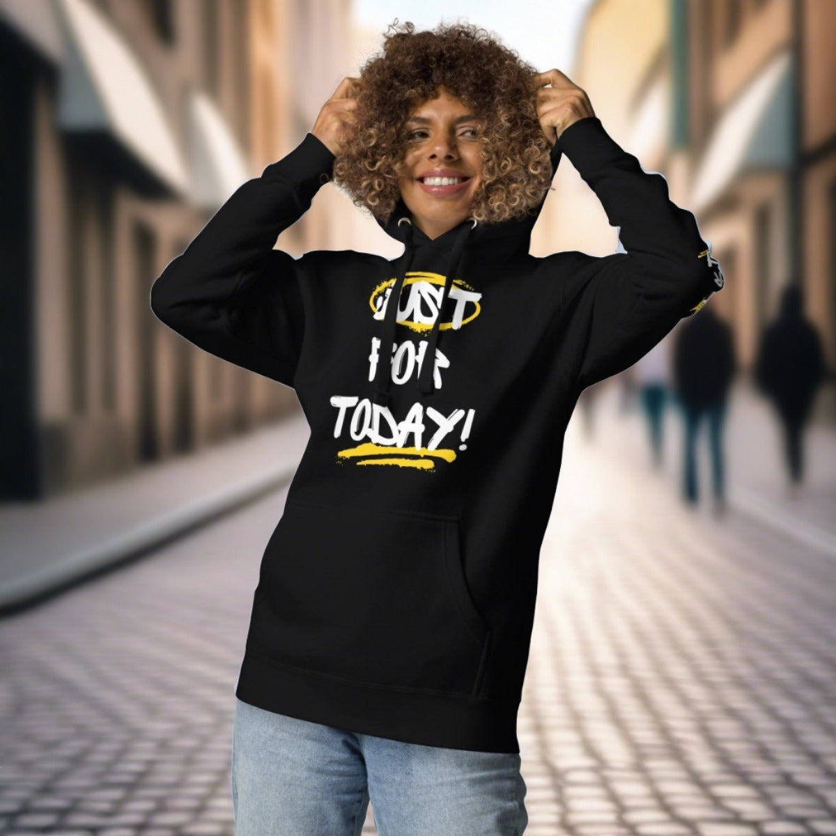 Urban Reign Premium Hoodie 'Just for Today' & Crown Series - Stylish Comfort for Streetwear, Casual Outfits & Everyday Wear