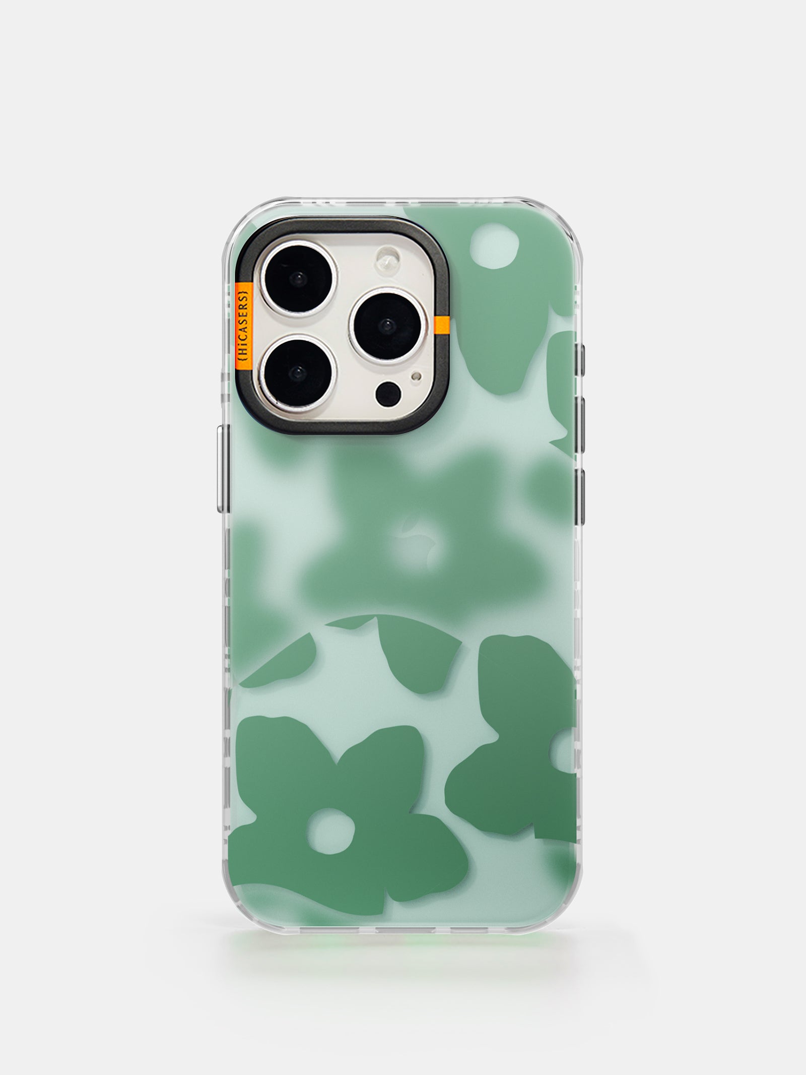 Foggy Florals Green Phone Case - Trendy Floral Design Protective Cover for iPhone & Samsung - Perfect for Everyday Use, Travel & Outdoor Activities