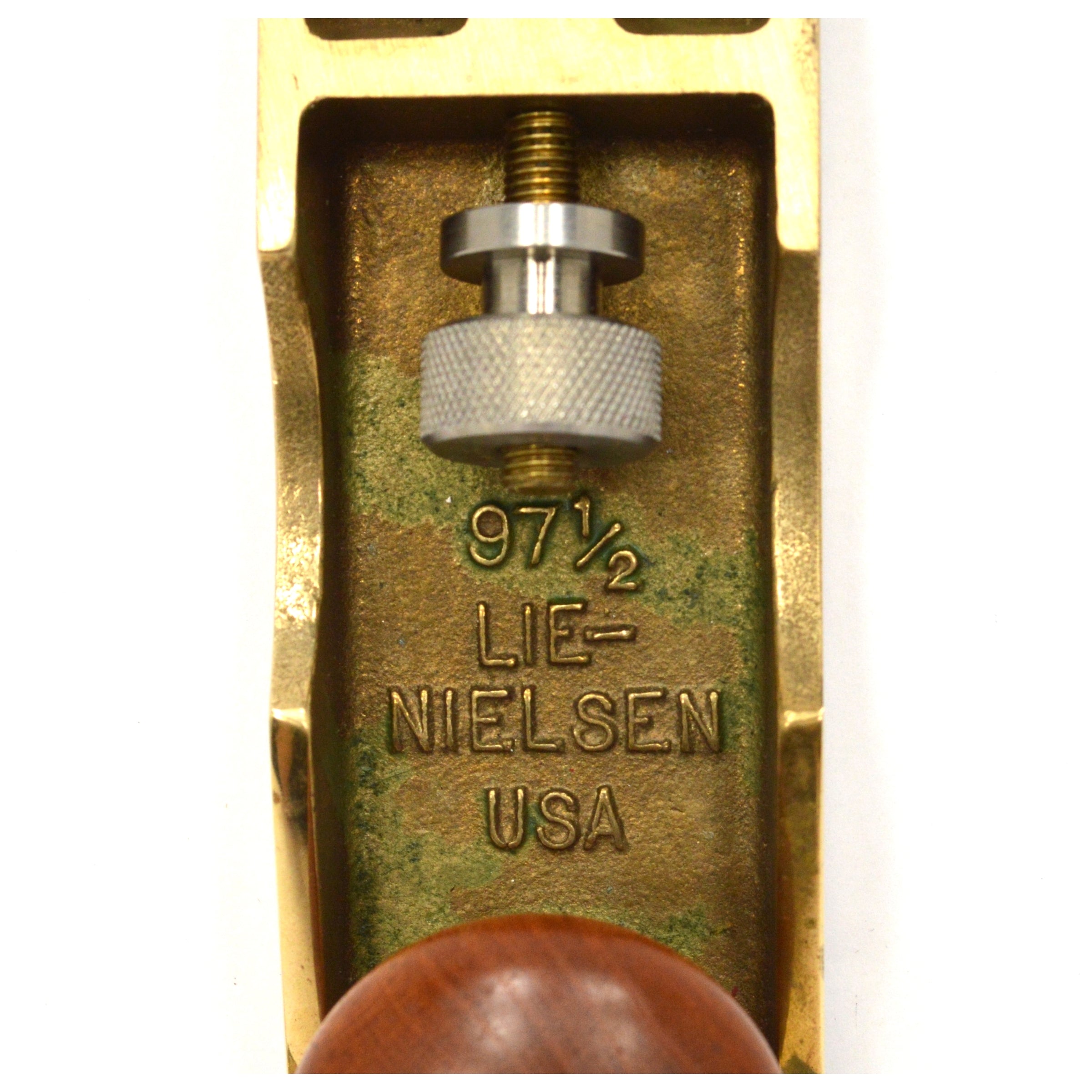 Premium Lie Nielsen No. 97 1/2 Small Chisel Plane - High-Quality Bronze/Brass Woodworking Tool for Fine Carpentry & Cabinet Making