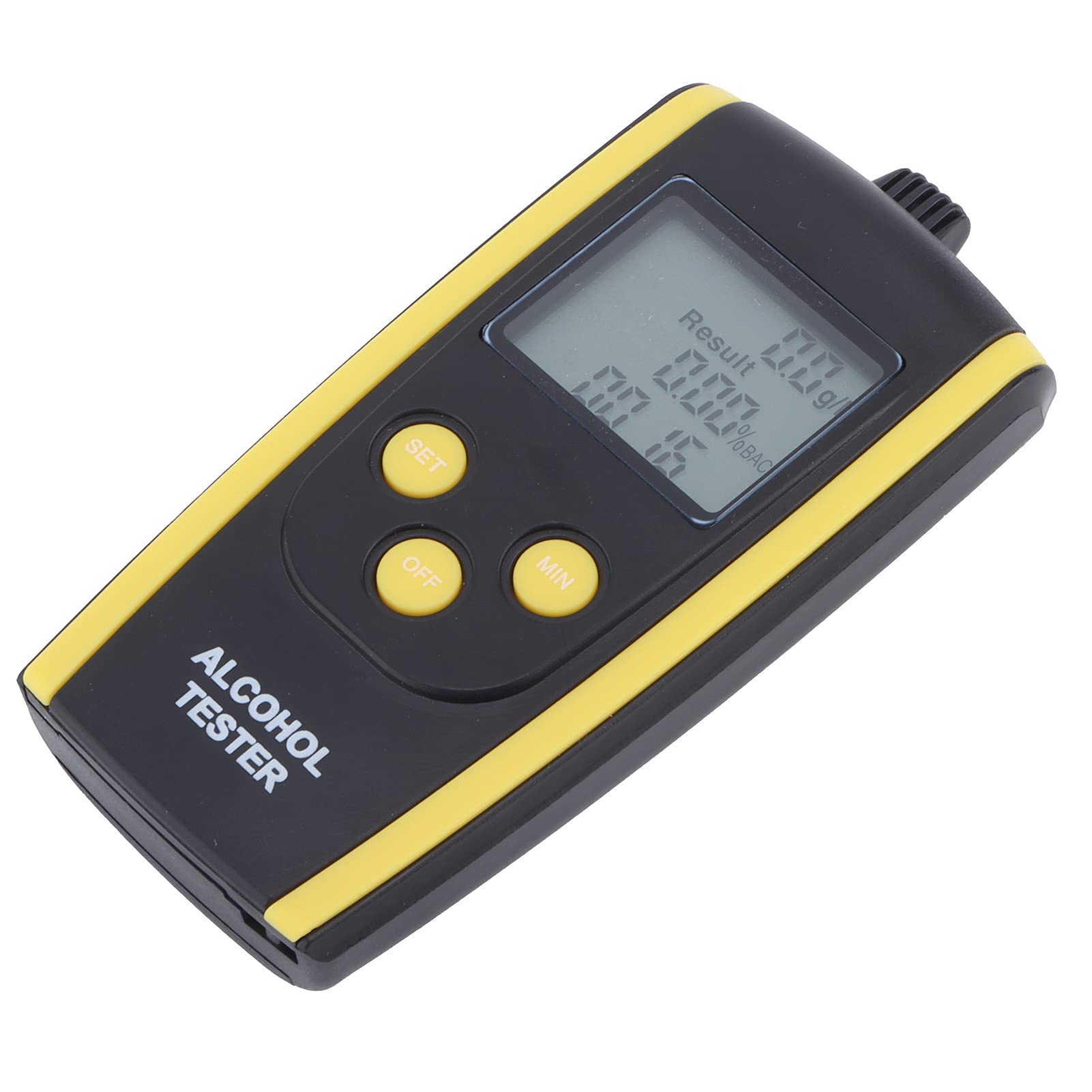 Portable Breathalyzer - Digital Alcohol Tester with LCD Display for Personal & Professional Use | Accurate BAC Detection for Safe Driving, Workplace Testing & Home Safety