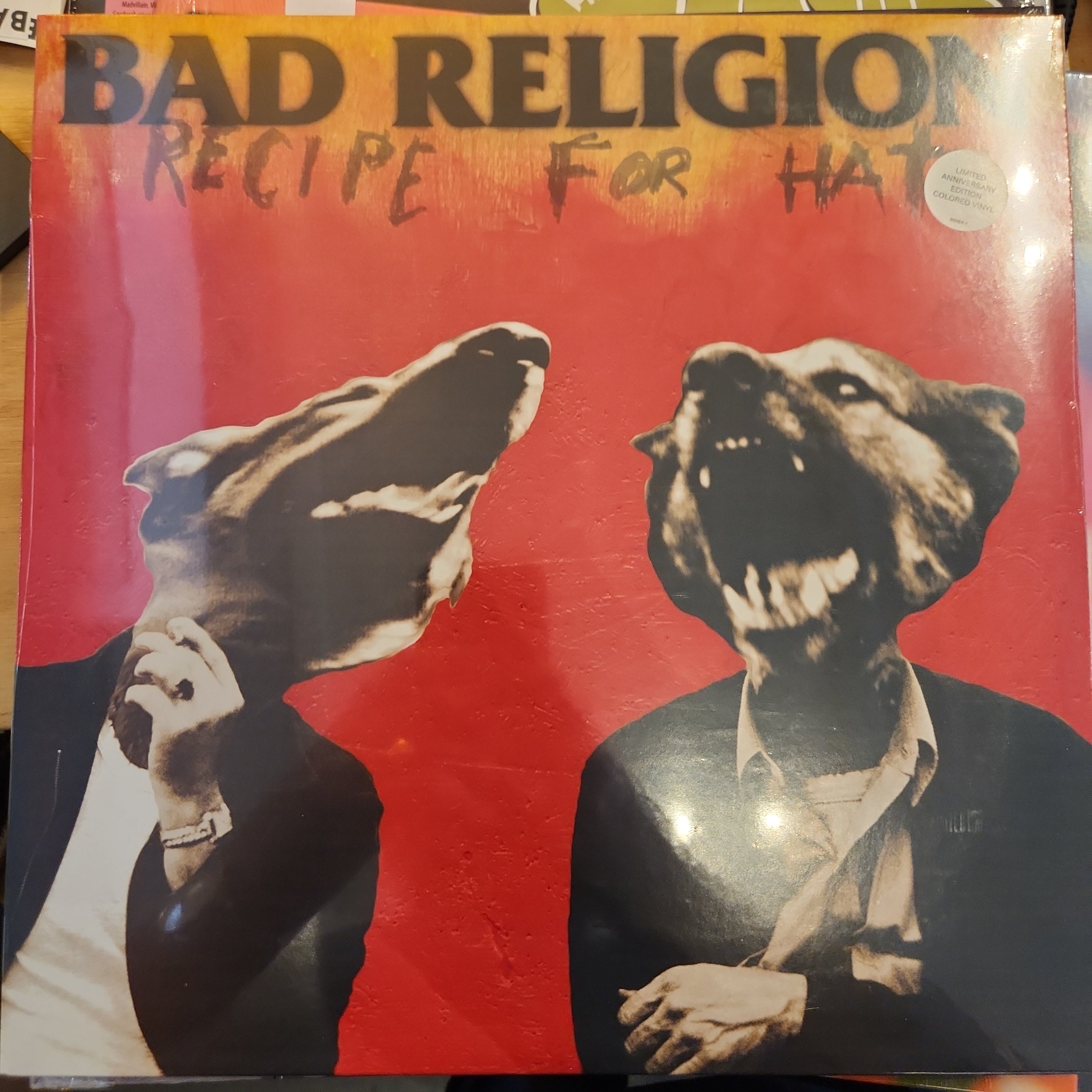 Bad Religion - Recipe for Hate (30th Anniversary Color Edition) | Limited Edition Vinyl Record for Punk Rock Collectors & Music Enthusiasts