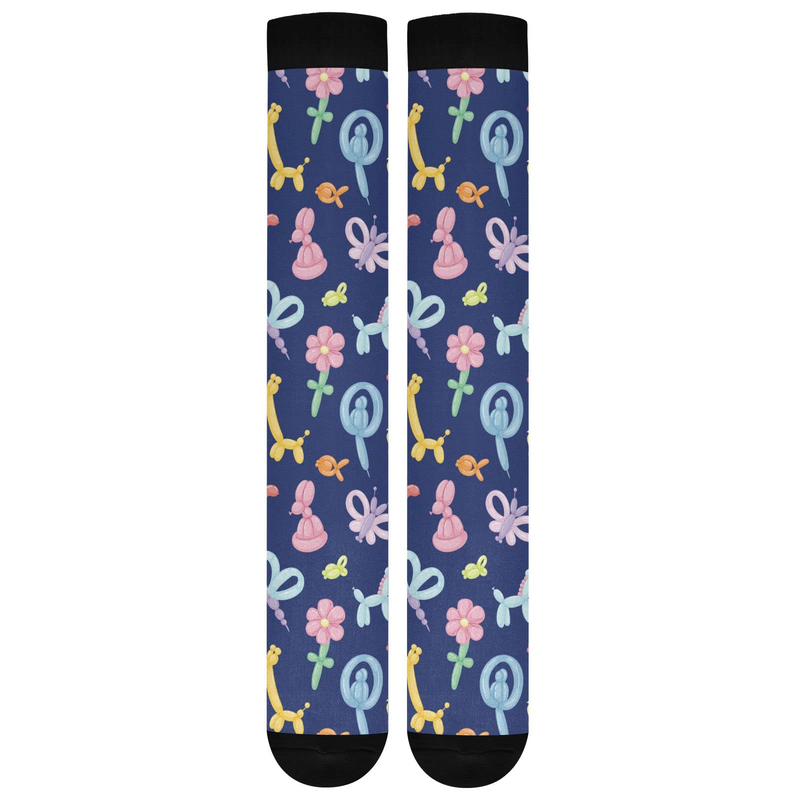 Leopard Print Compression Socks for Women & Men - Medical Grade Support for Running, Cycling, Nursing & Sports - Improve Blood Circulation & Reduce Fatigue