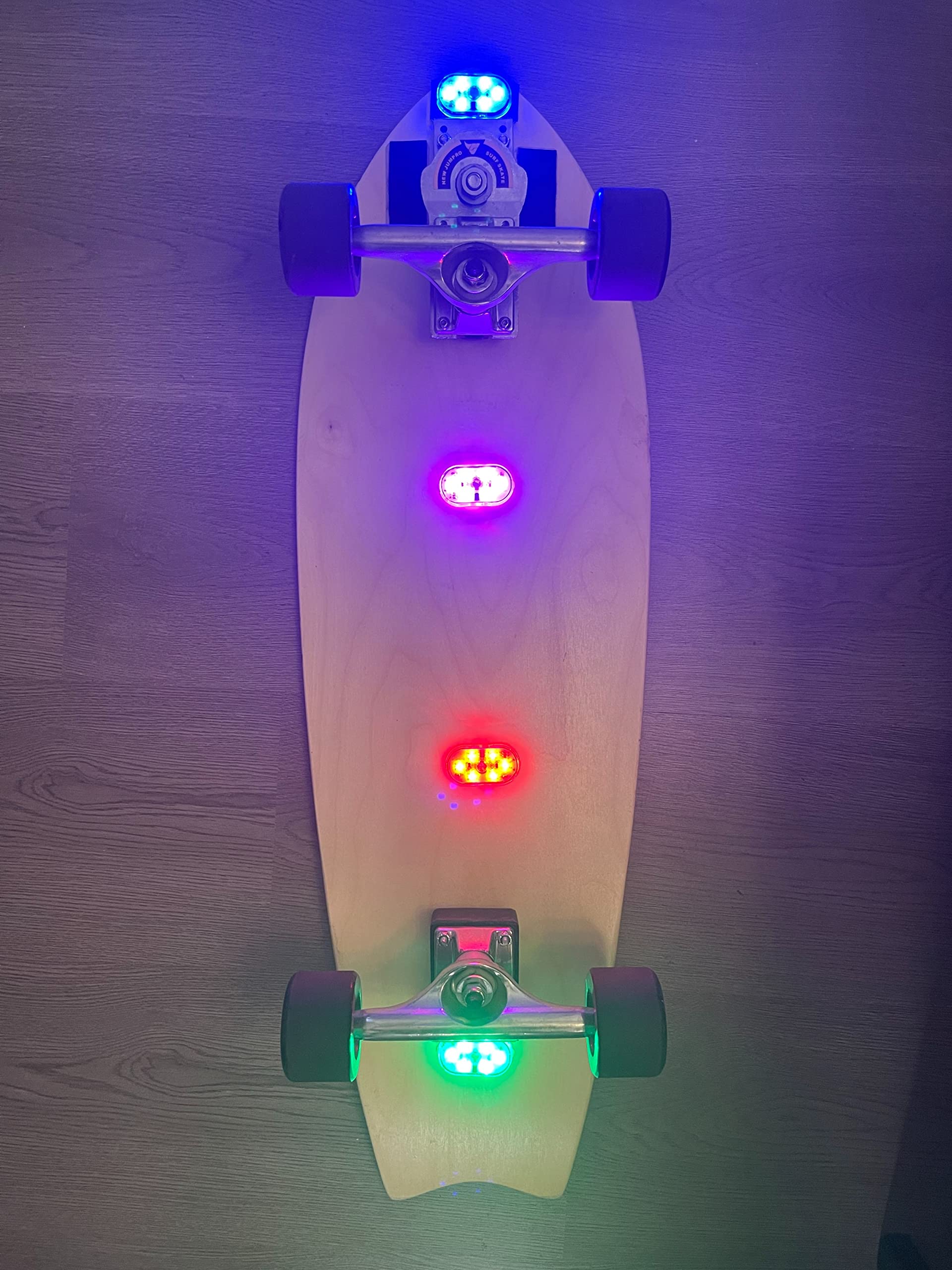 Best LED Skateboard Underglow Lights - Waterproof & Durable Skateboard Accessories for Night Riding | Perfect Gift for Skateboarders & Scooter Riders | Ideal for Street Skating, Longboarding & Night Commuting