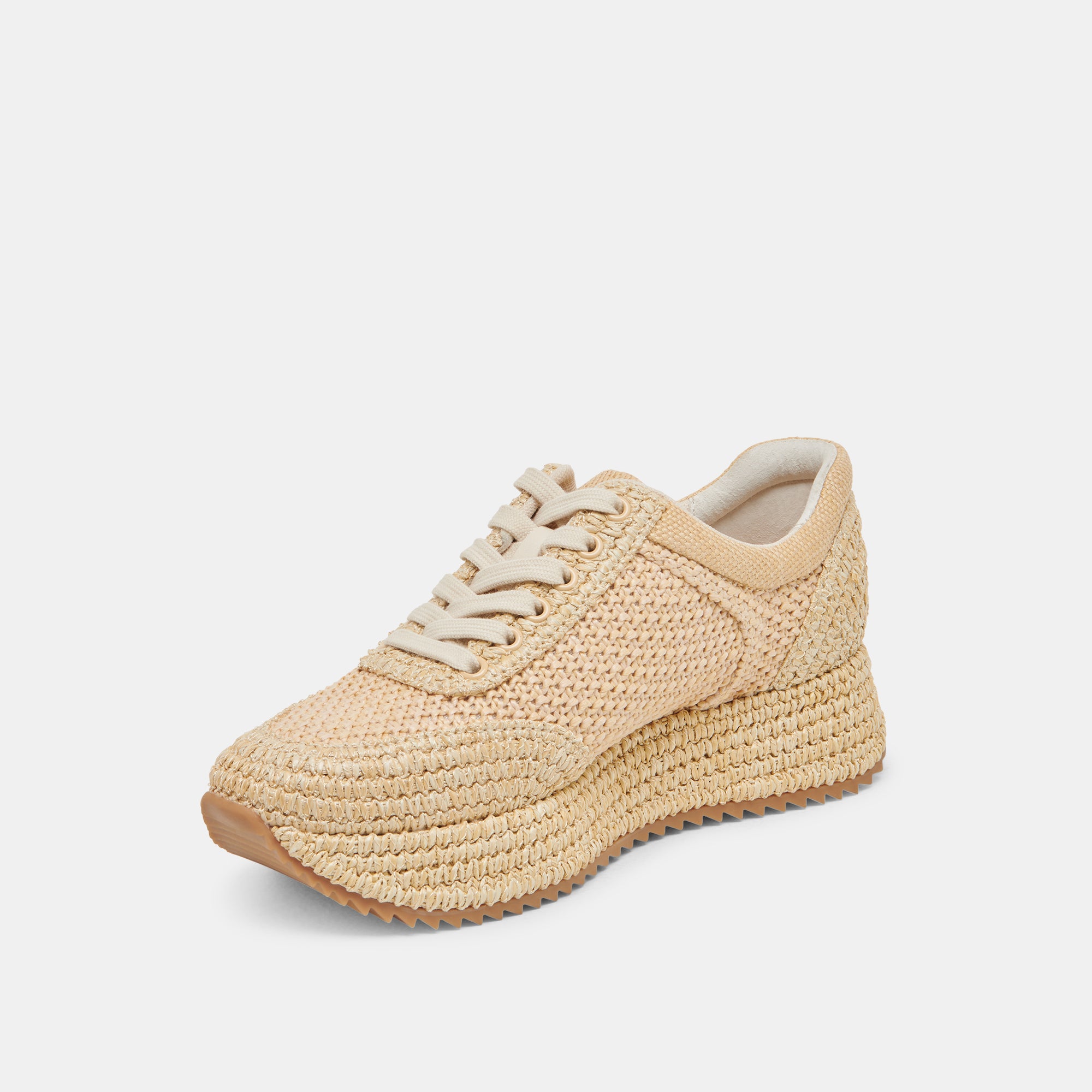 SHYLOH Women's Lightweight Natural Raffia Sneakers - Comfortable Casual Walking Shoes for Summer, Beach, and Outdoor Activities